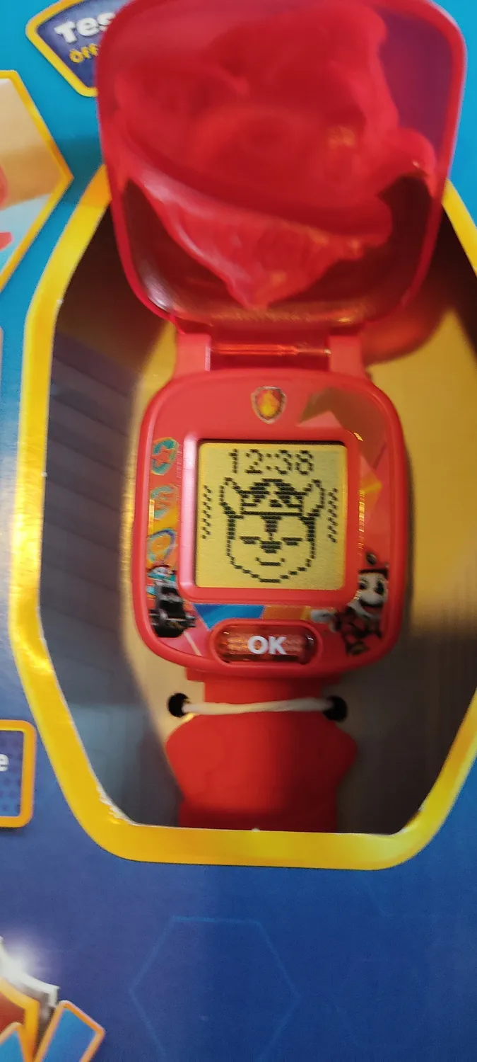 VTech PAW Patrol Marshall-Lernuhr Kinderuhr digital mit Spielen 3-6 J.
