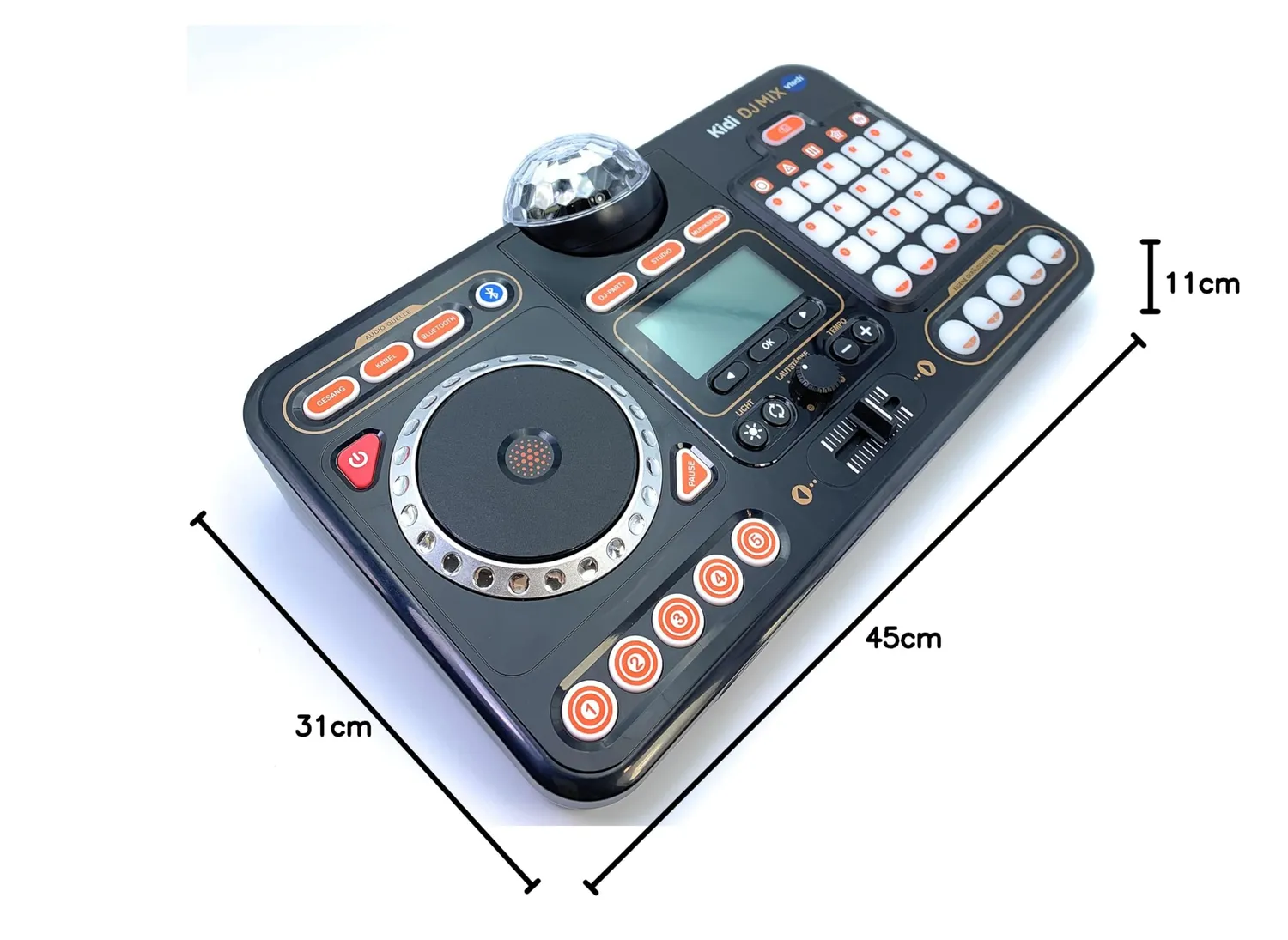 VTech Kidi DJ Mix Mischpult schwarz mit Bluetooth 6-12 Jahre