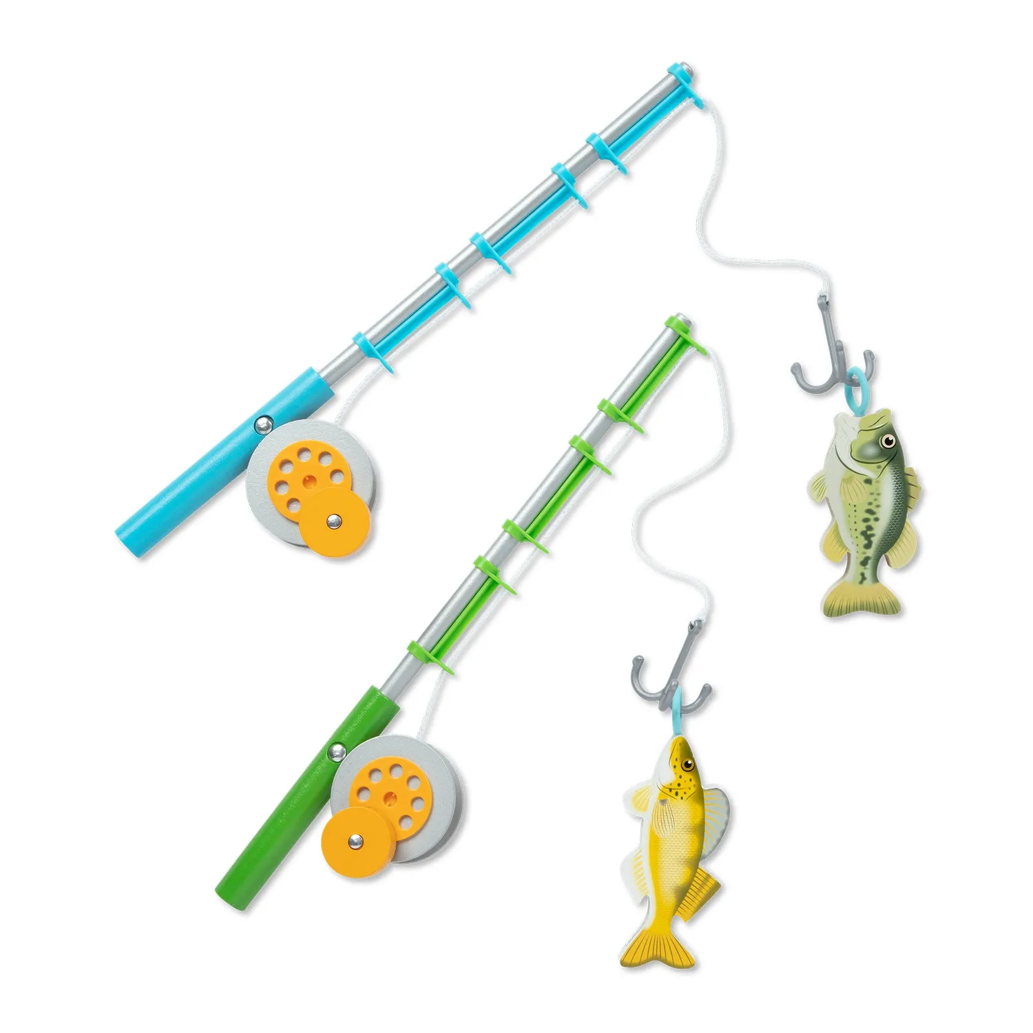 Melissa & Doug Let's Explore Angelspiel Holz 21-tlg Fische
