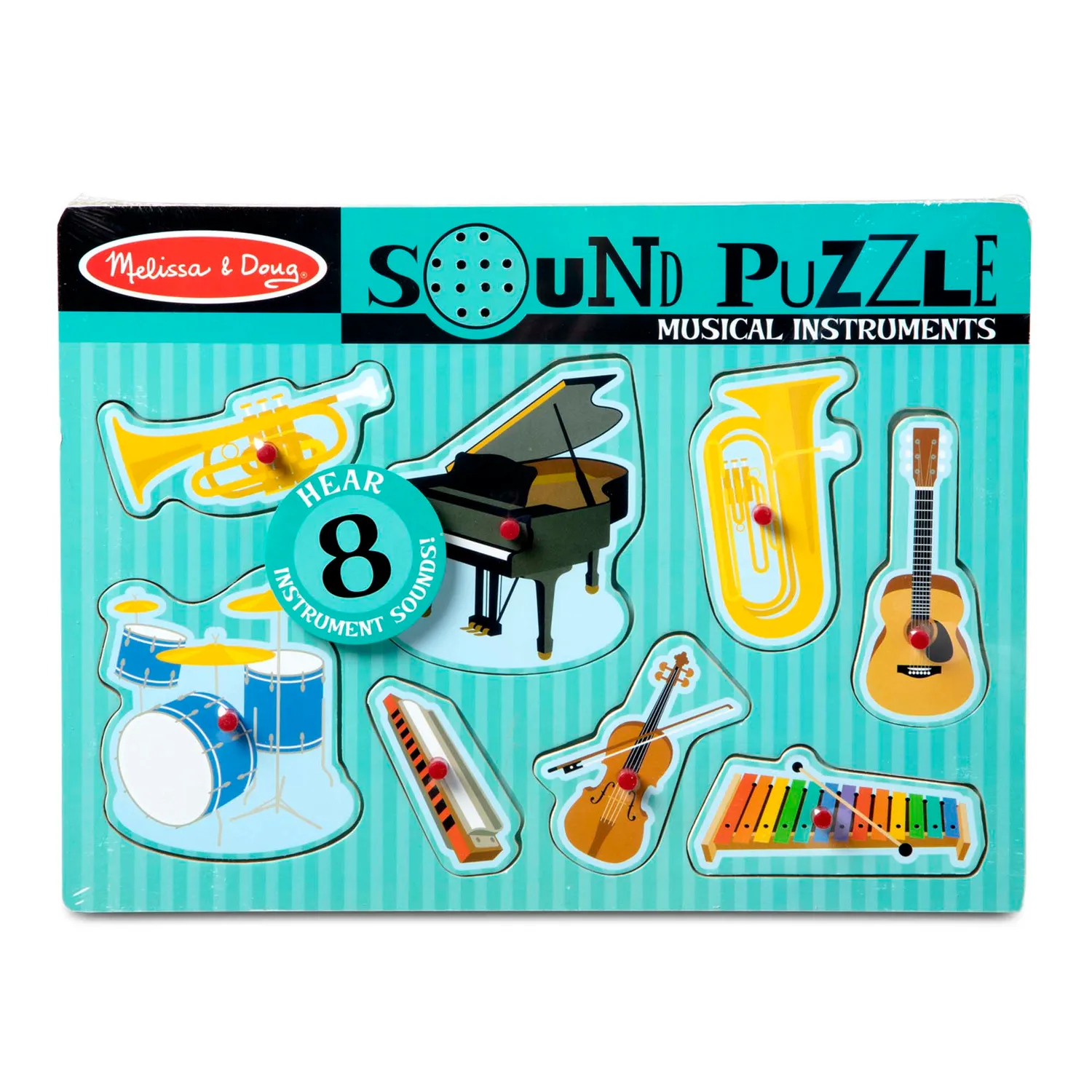 Melissa & Doug Musical Instruments Soundpuzzle 8 Teile Holz