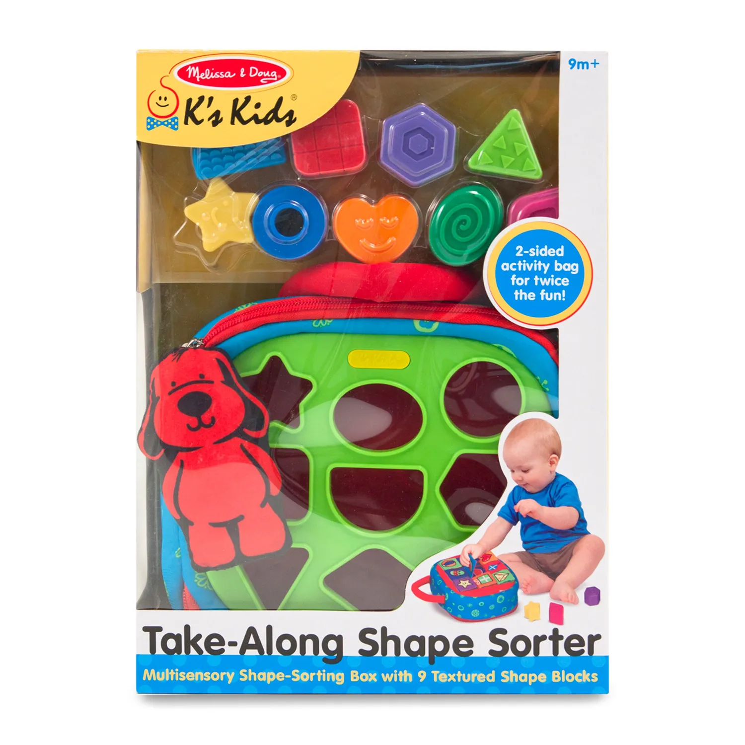 Melissa & Doug K's Kids Take-Along Shape Sorter Formensortierer Baby