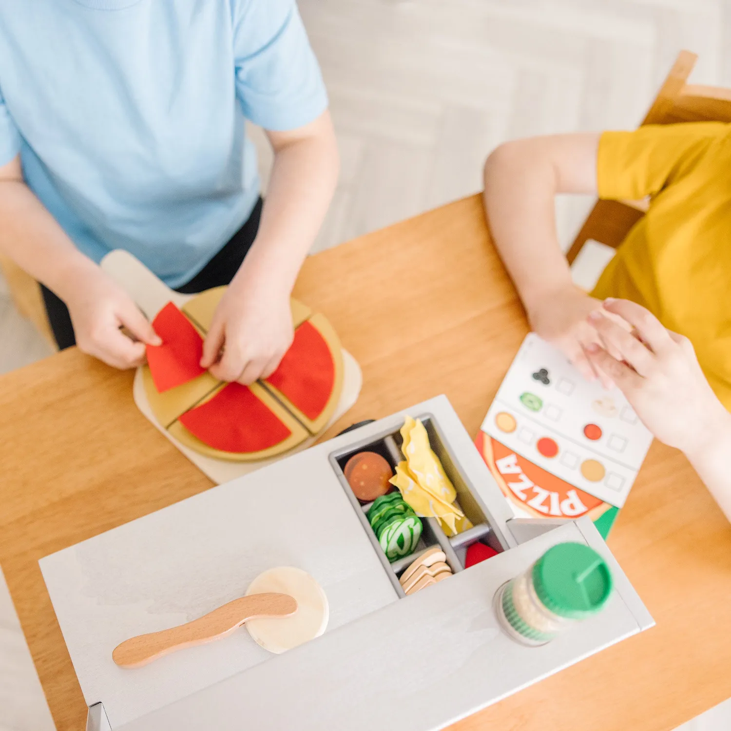 Melissa & Doug Top & Bake Pizzatheke Spielessen 41-teilig