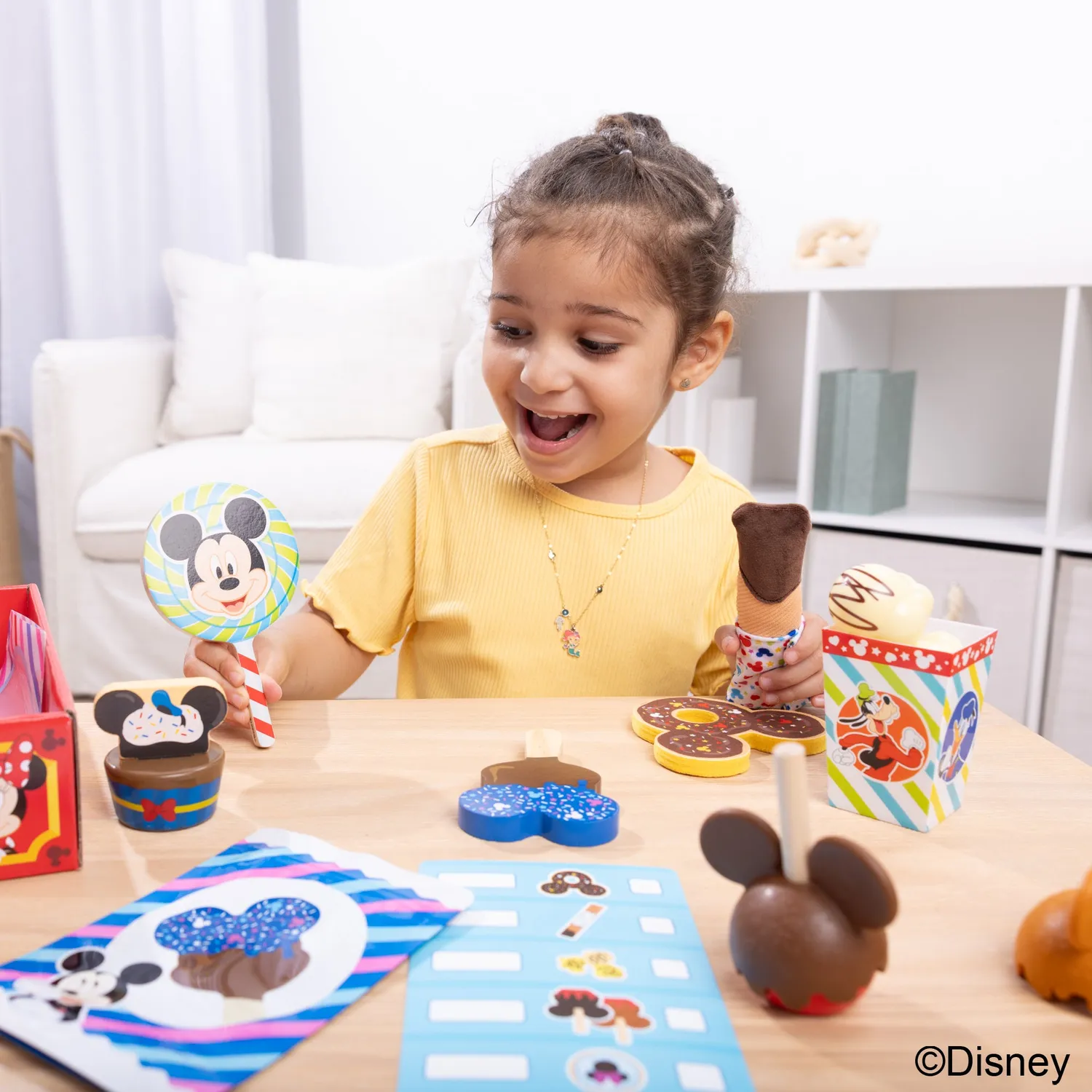Melissa and Doug Disney Snacks Popcorn Kaufladenset 24tlg