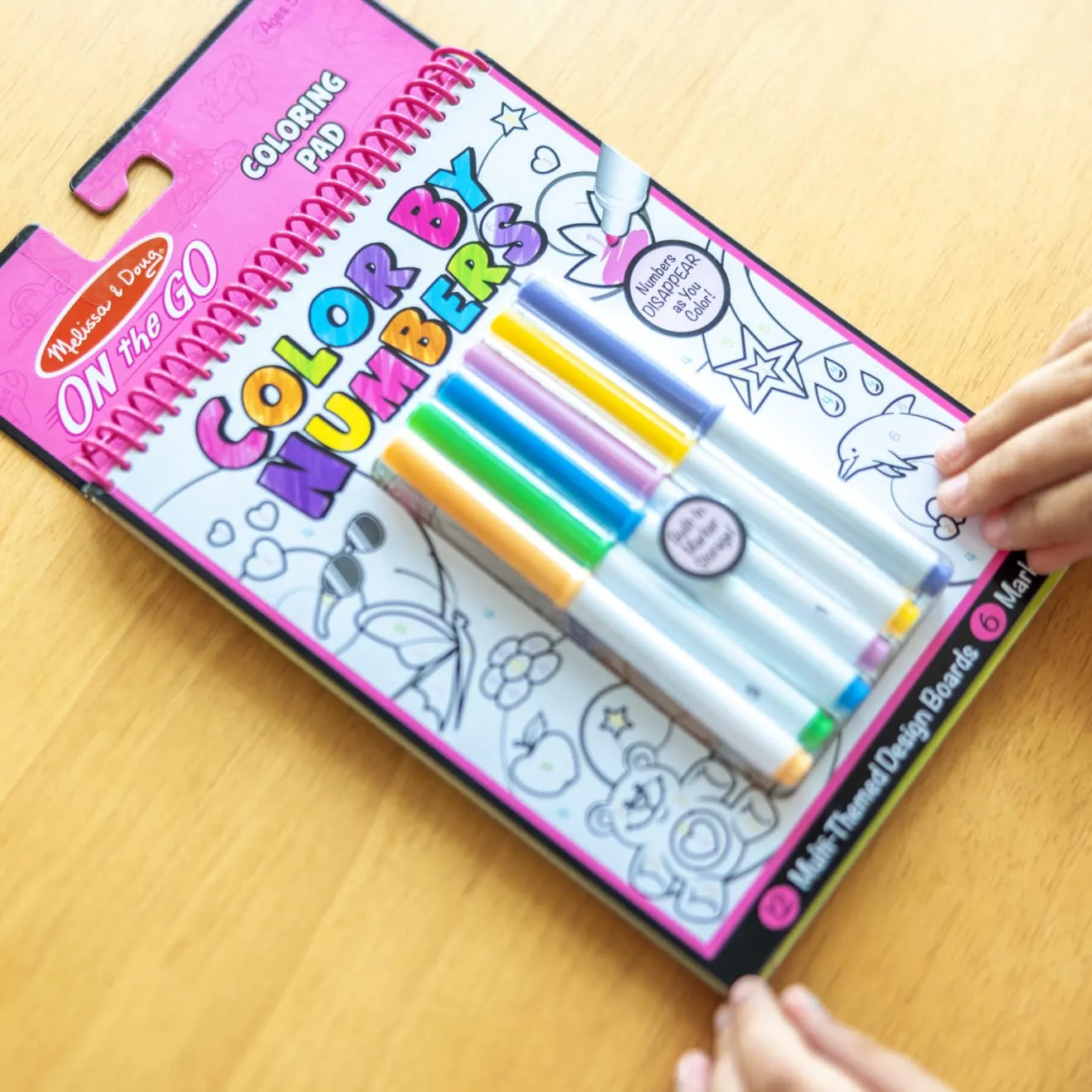 Melissa & Doug On the Go Malen nach Zahlen Einhorn 12 Tafeln