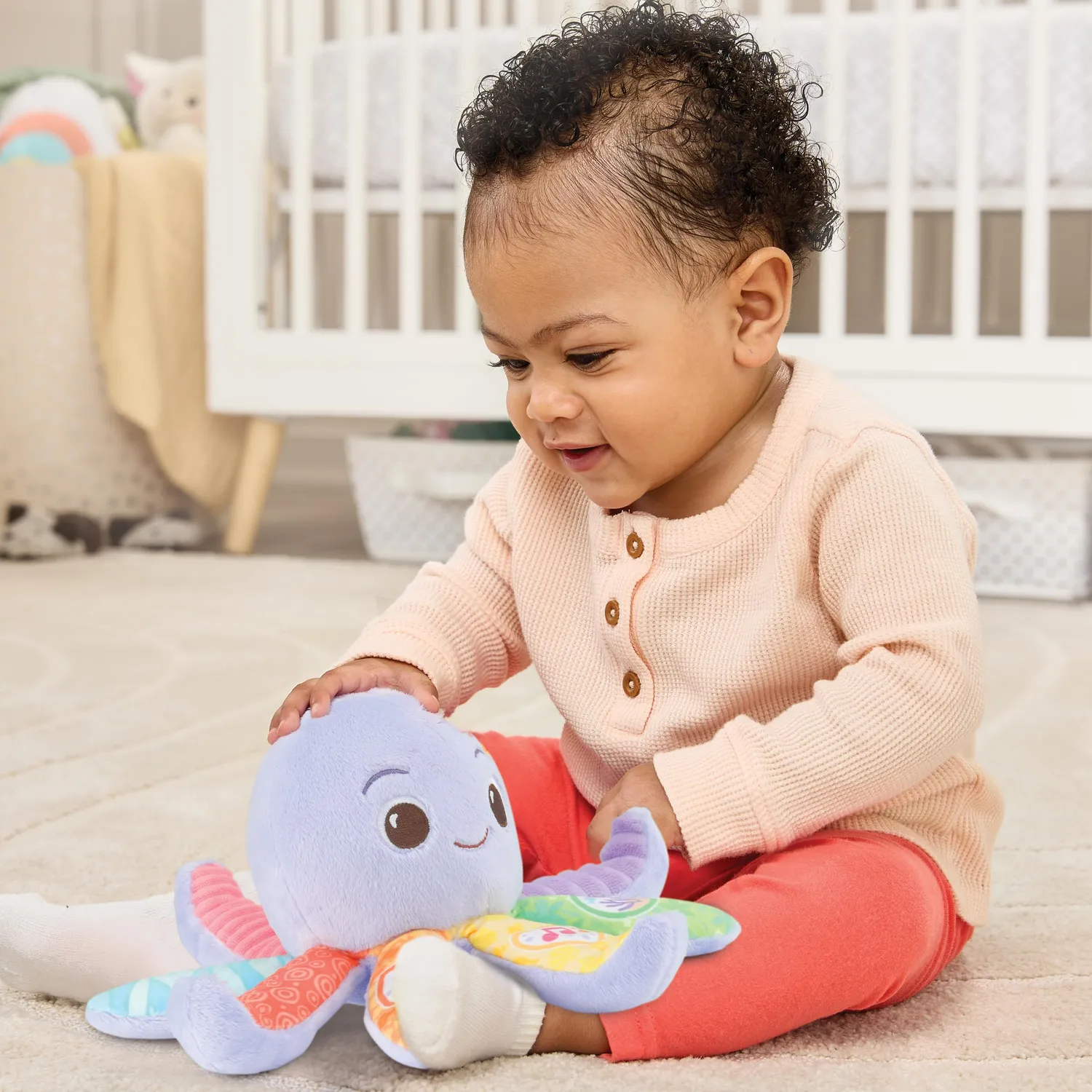 VTech Baby Plüsch-Oktopus Kuscheltier mit Musik 3-36 Monate