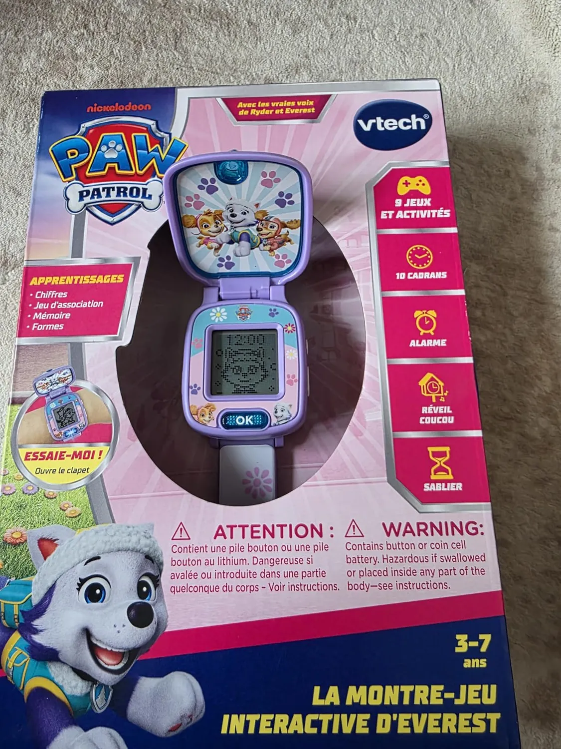 VTech Paw Patrol Everest Spieluhr interaktiv französisch