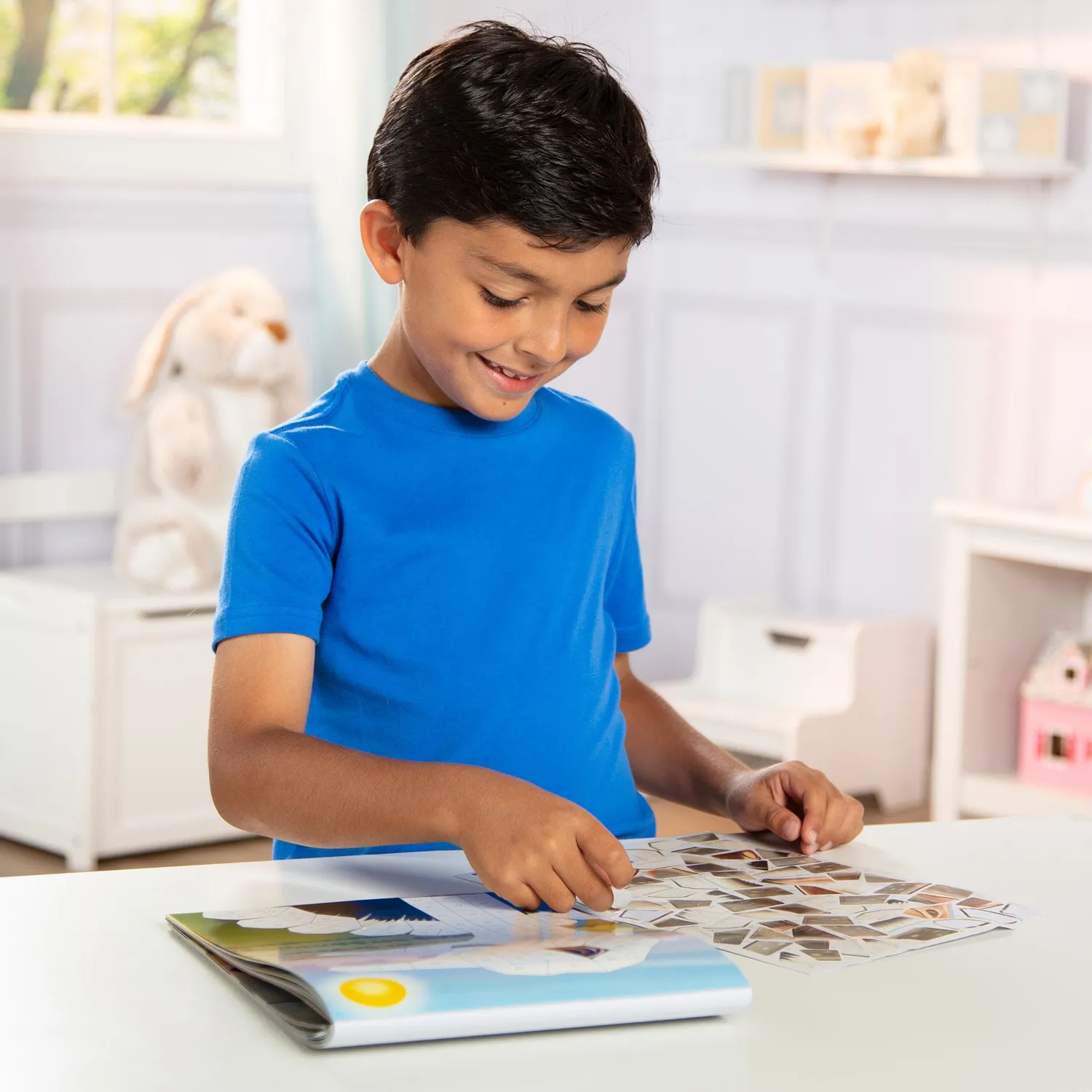 Melissa & Doug Mosaik Stickerheft Safari 850 Sticker ab 6 Jahren