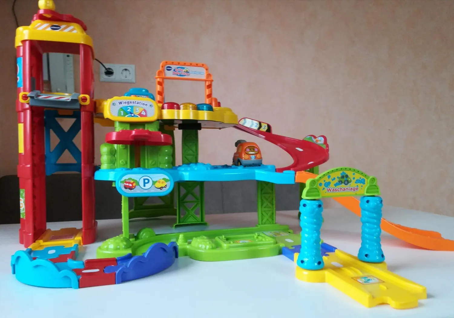 VTech Tut Tut Baby Flitzer Parkgarage 3-Etagen Garage mit Lift