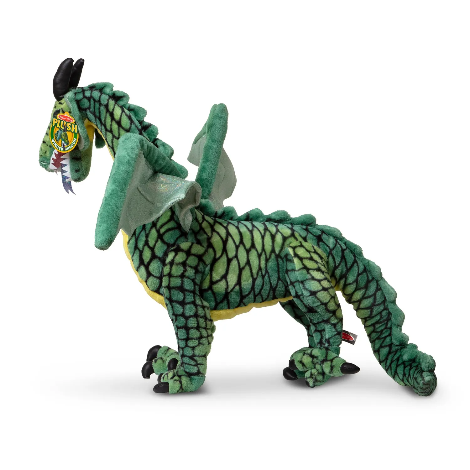 Melissa and Doug Drache Plüschtier XXL Geflügelt Grün