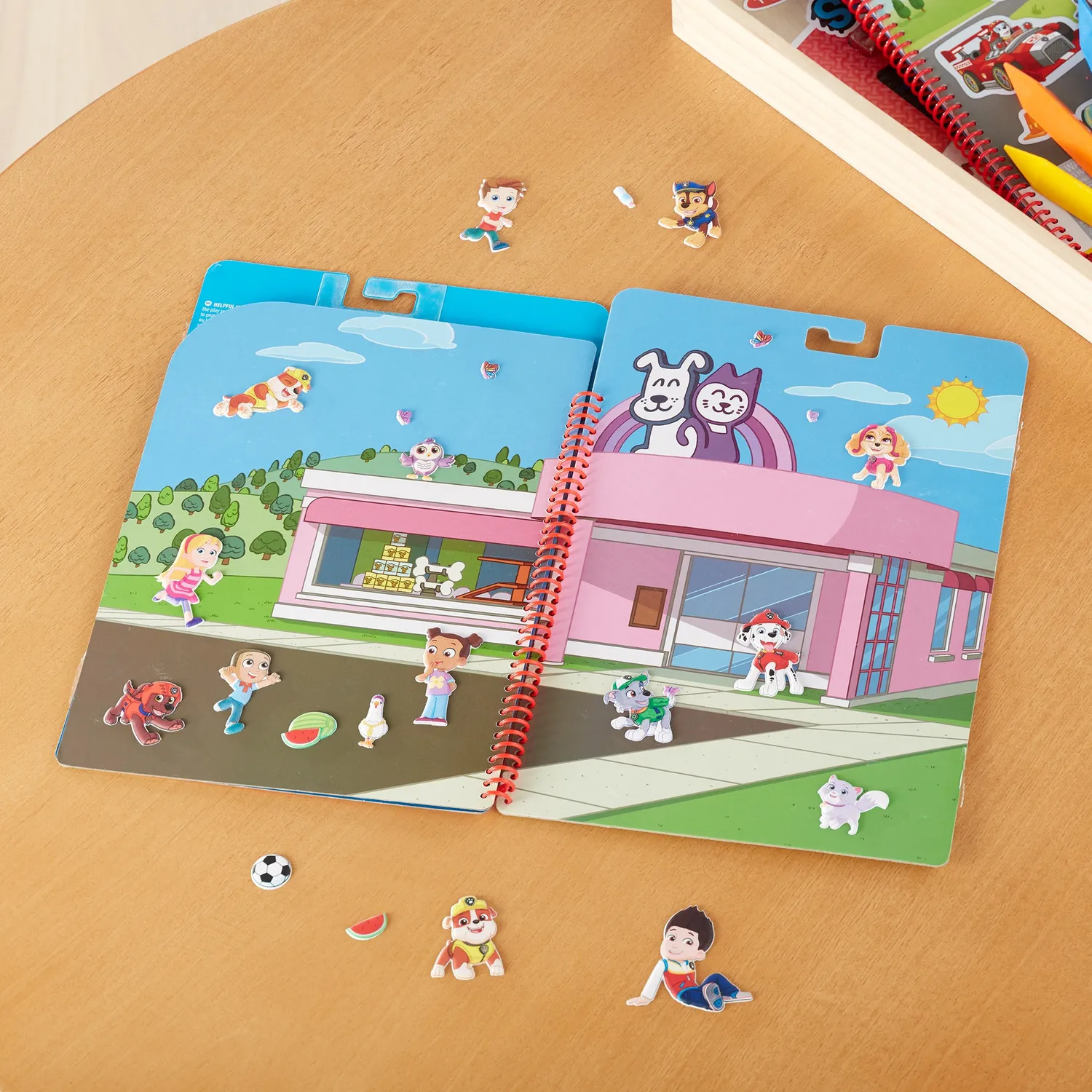 Melissa & Doug PAW Patrol Puffy Stickerbuch Adventure Bay