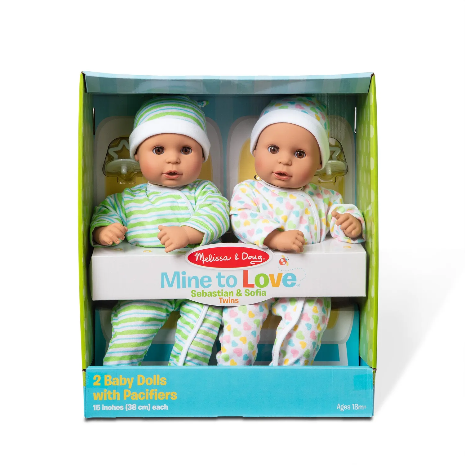 Melissa & Doug Mine to Love Twins Puppen 38cm Zwillinge