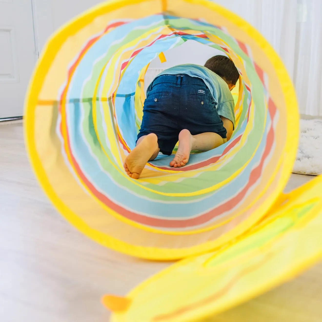 Melissa & Doug Giddy Buggy Krabbeltunnel 150 cm bunt