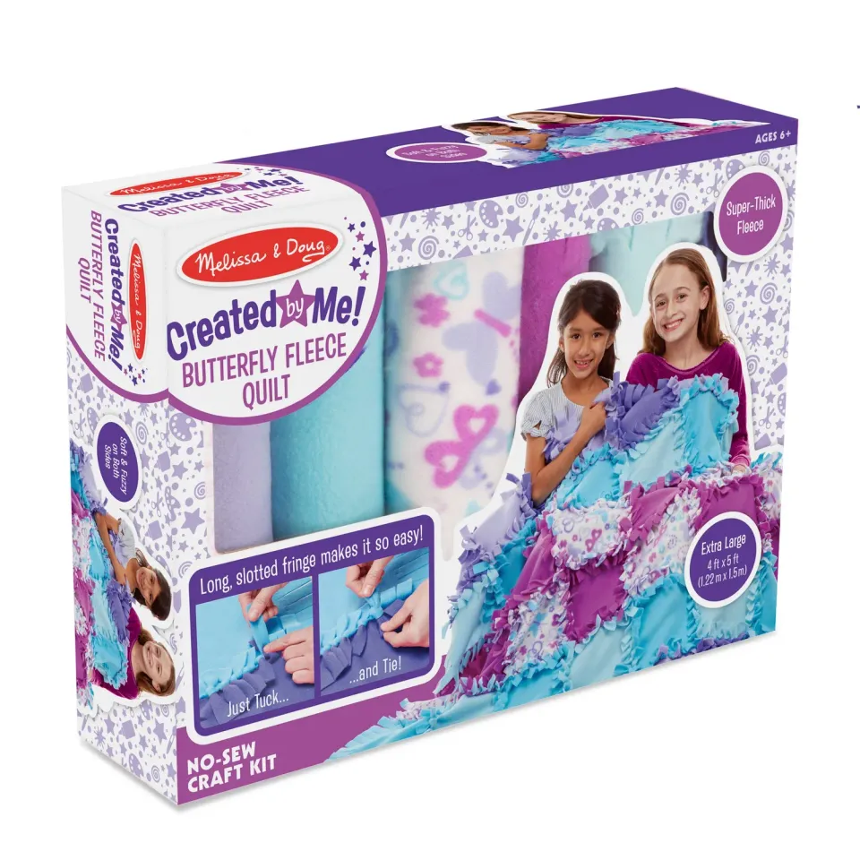 Melissa & Doug Created by Me Fleecedecke Schmetterling