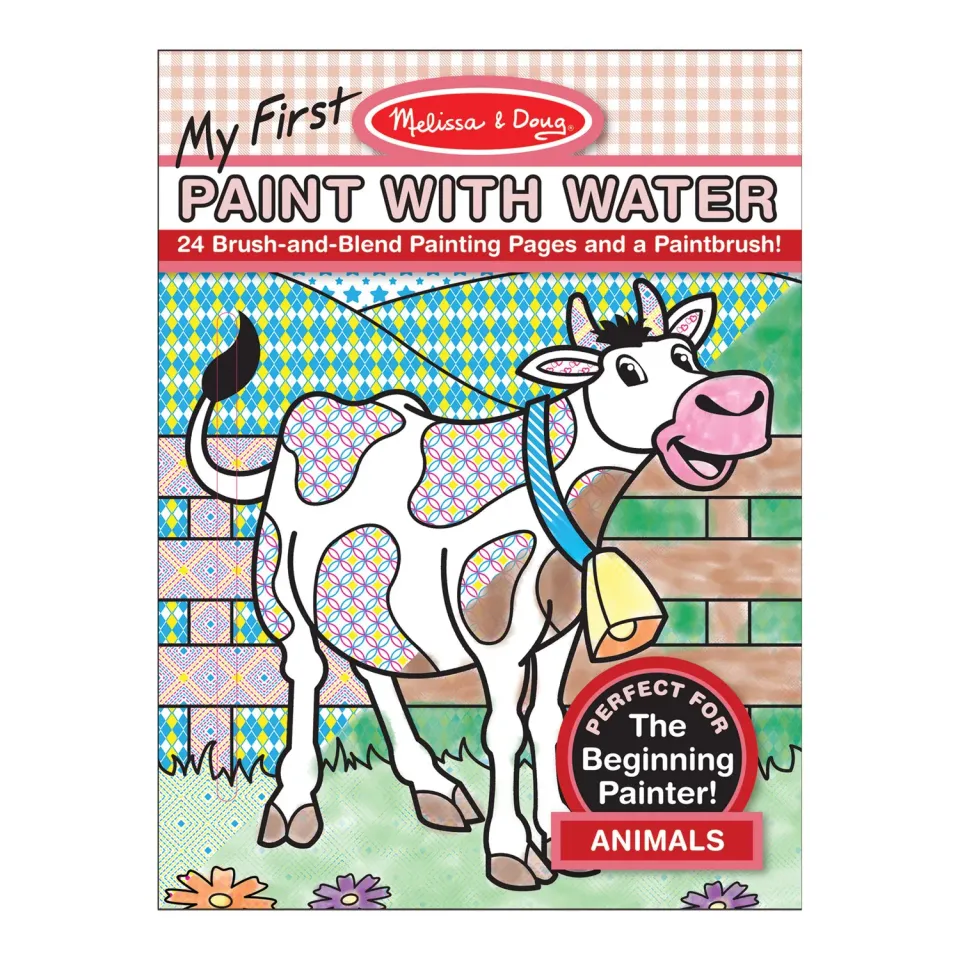 Melissa & Doug My First Paint with Water Malbuch Tiere 24 Bilder