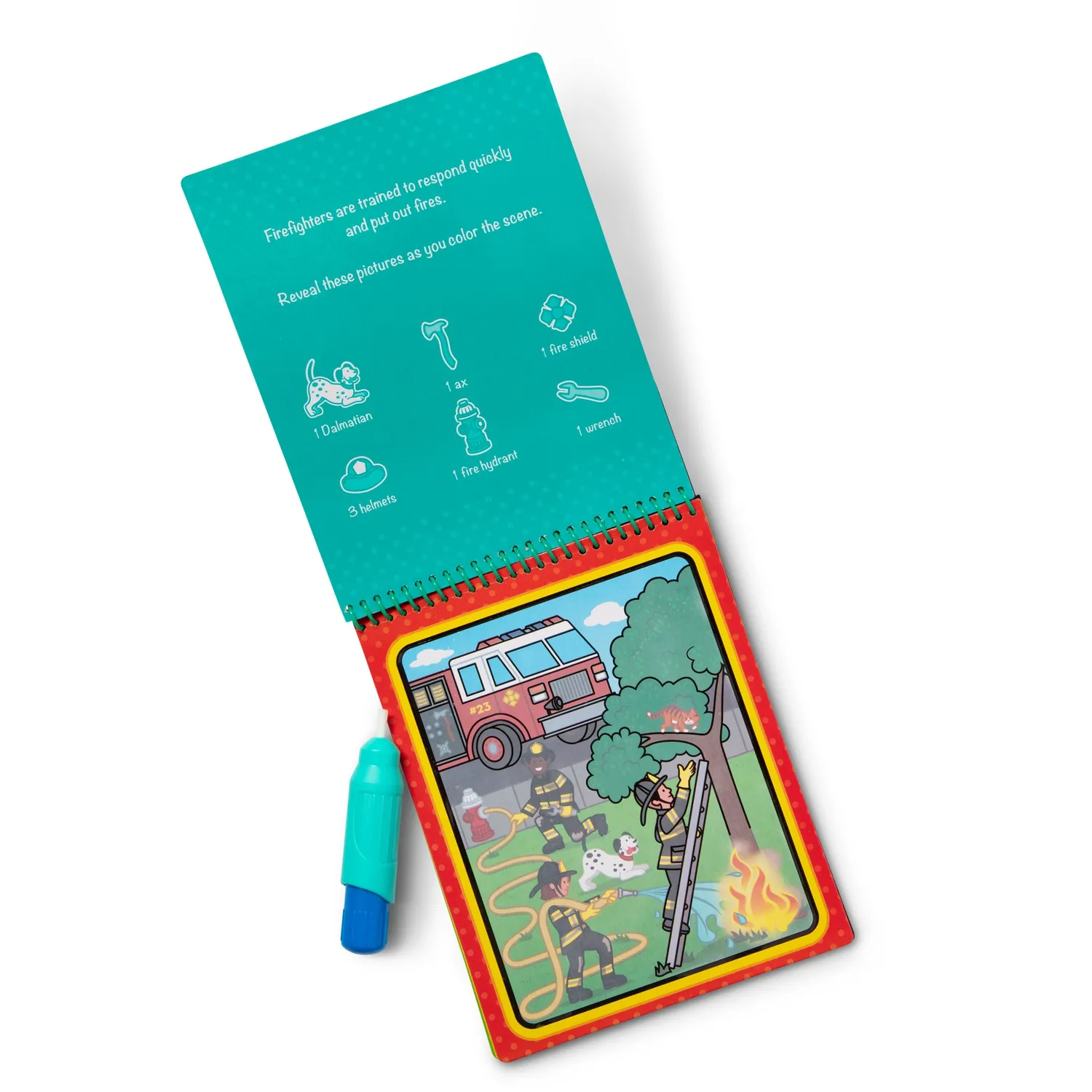 Melissa & Doug Water Wow Occupations Wassermalbuch mit Stift