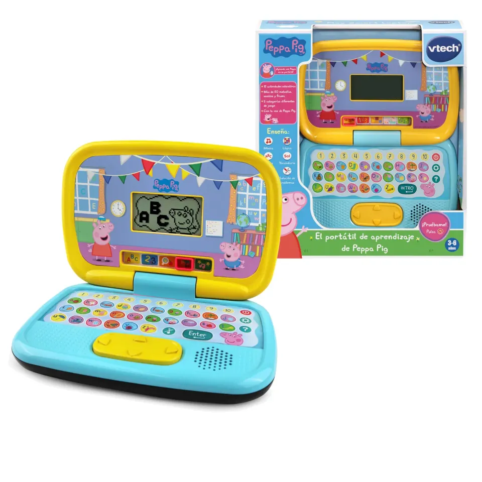 VTech Peppa Pig Lerncomputer spanische Version ab 3 Jahren