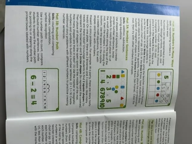 Learning Resources Zahlen & Formen Tablett Magnetspiel Vorschule