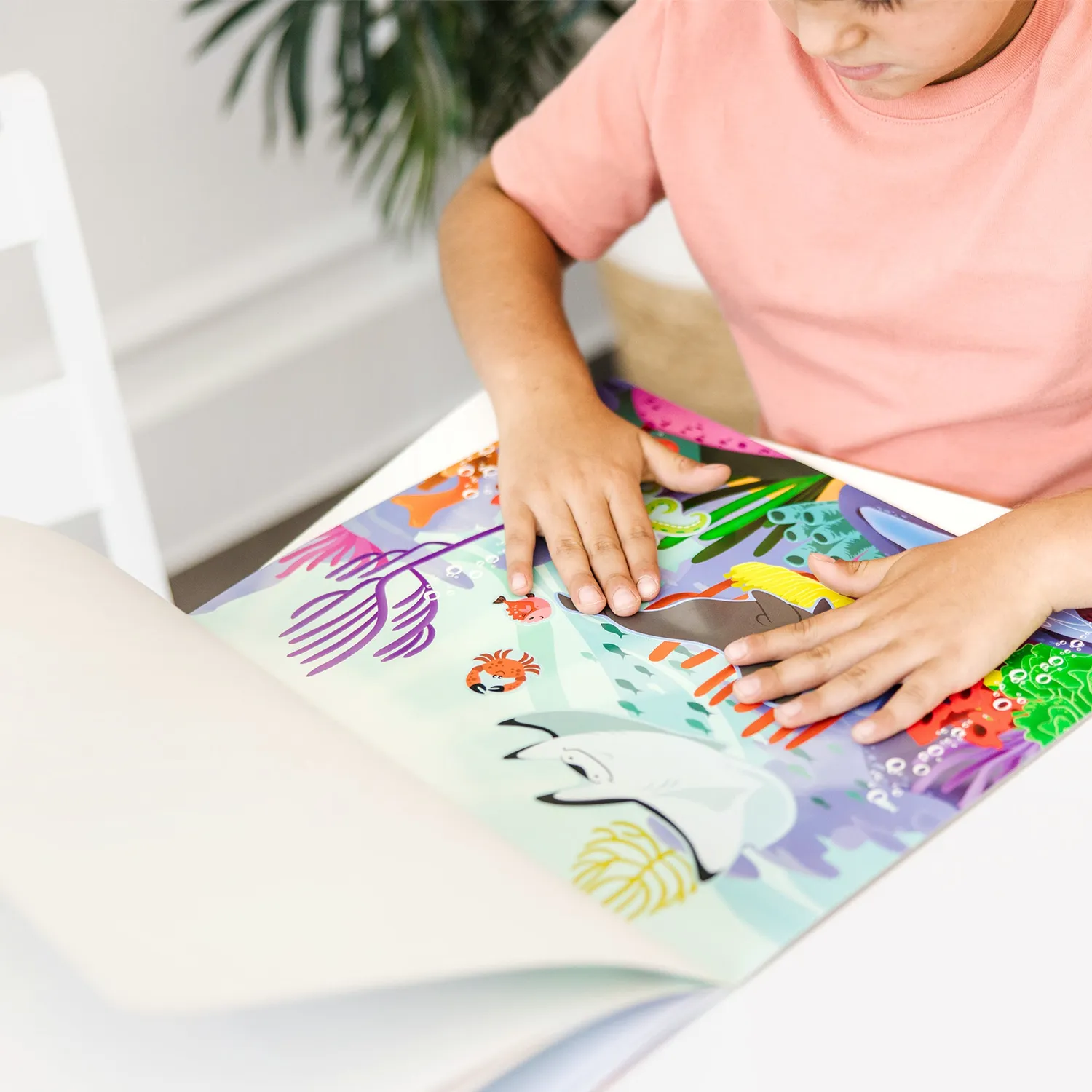 Melissa & Doug Reusable Sticker Pad Under the Sea Stickeralbum 245 Sticker