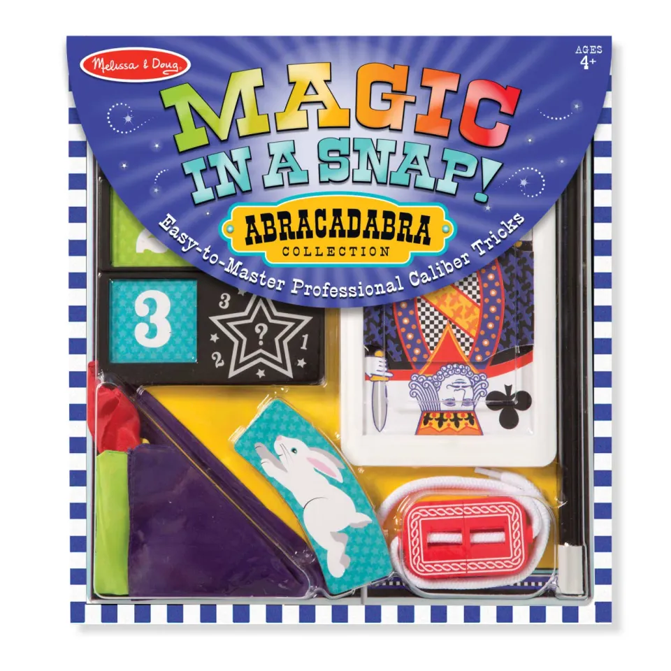 Melissa & Doug Magic in a Snap Abracadabra Zauberset 10-teilig