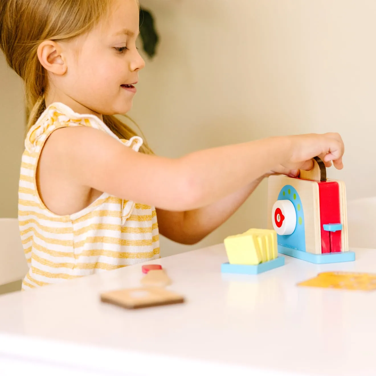Melissa & Doug Bread & Butter Toast Spielset Holz ab 3 Jahren