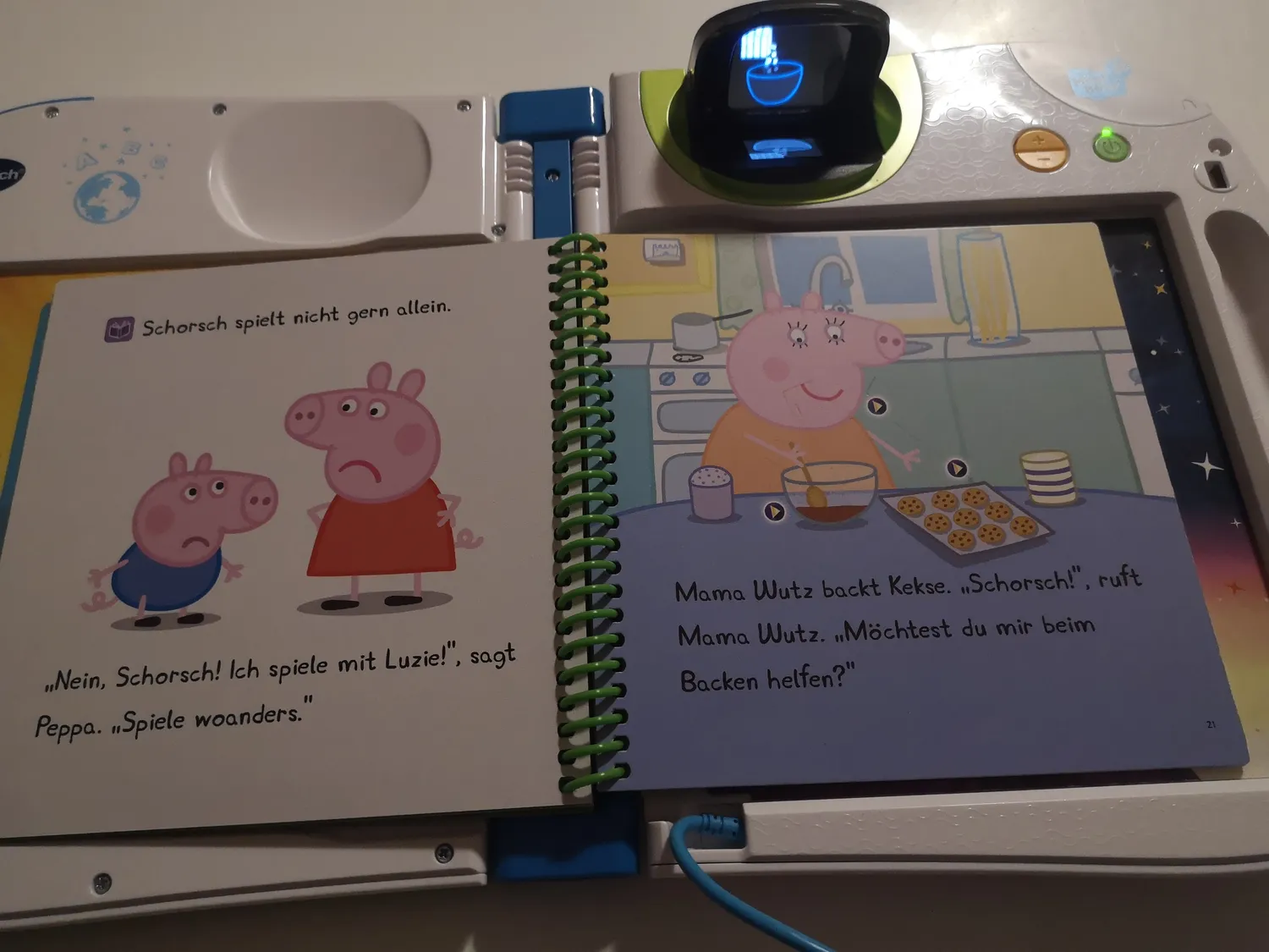 VTech MagiBook Peppa Pig Lustige Geschichten Lernbuch Stufe 1