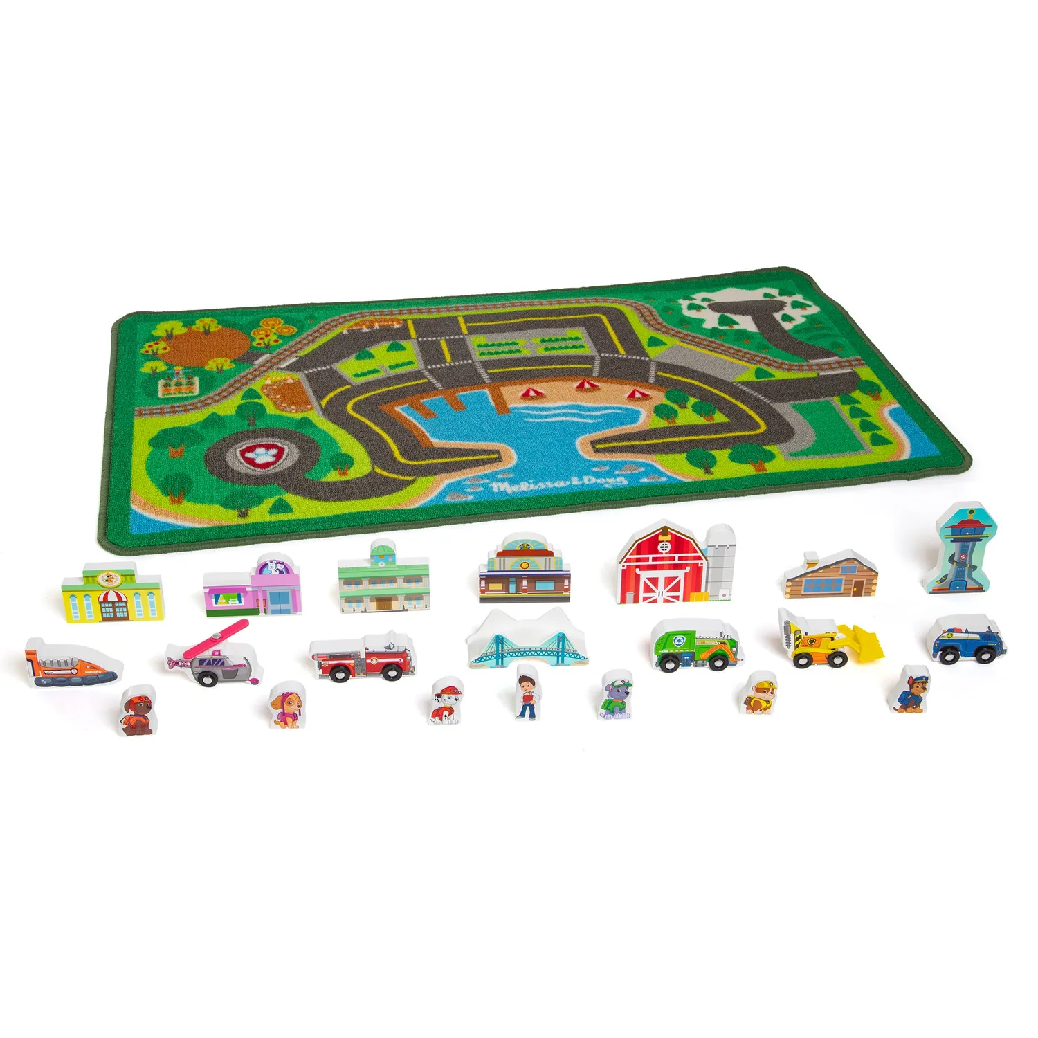 Melissa Doug PAW Patrol Adventure Bay Spielteppich 21 Figuren