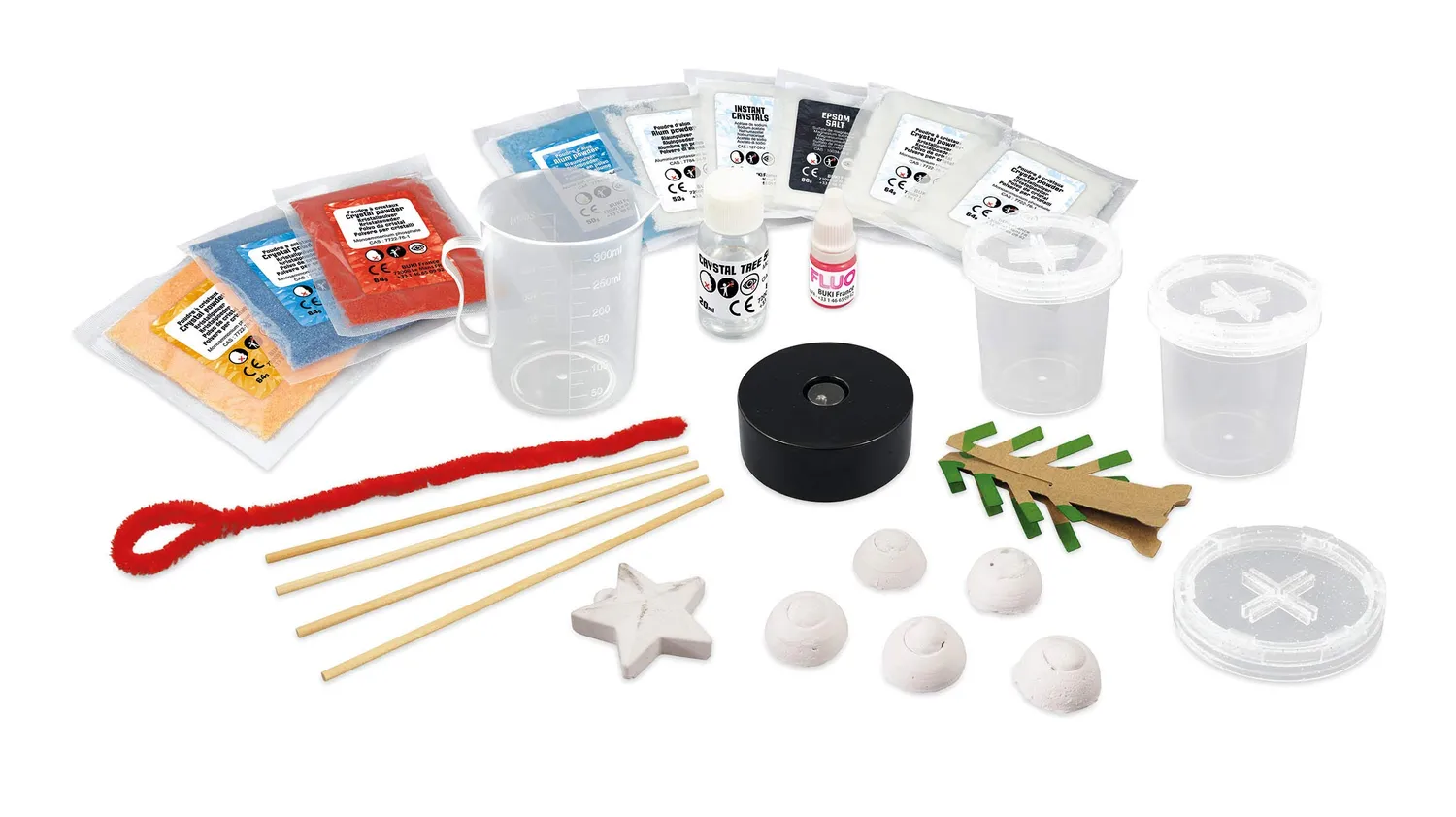Buki 2165 Amazing Crystal Kristall-Zucht Set 12 Versuche