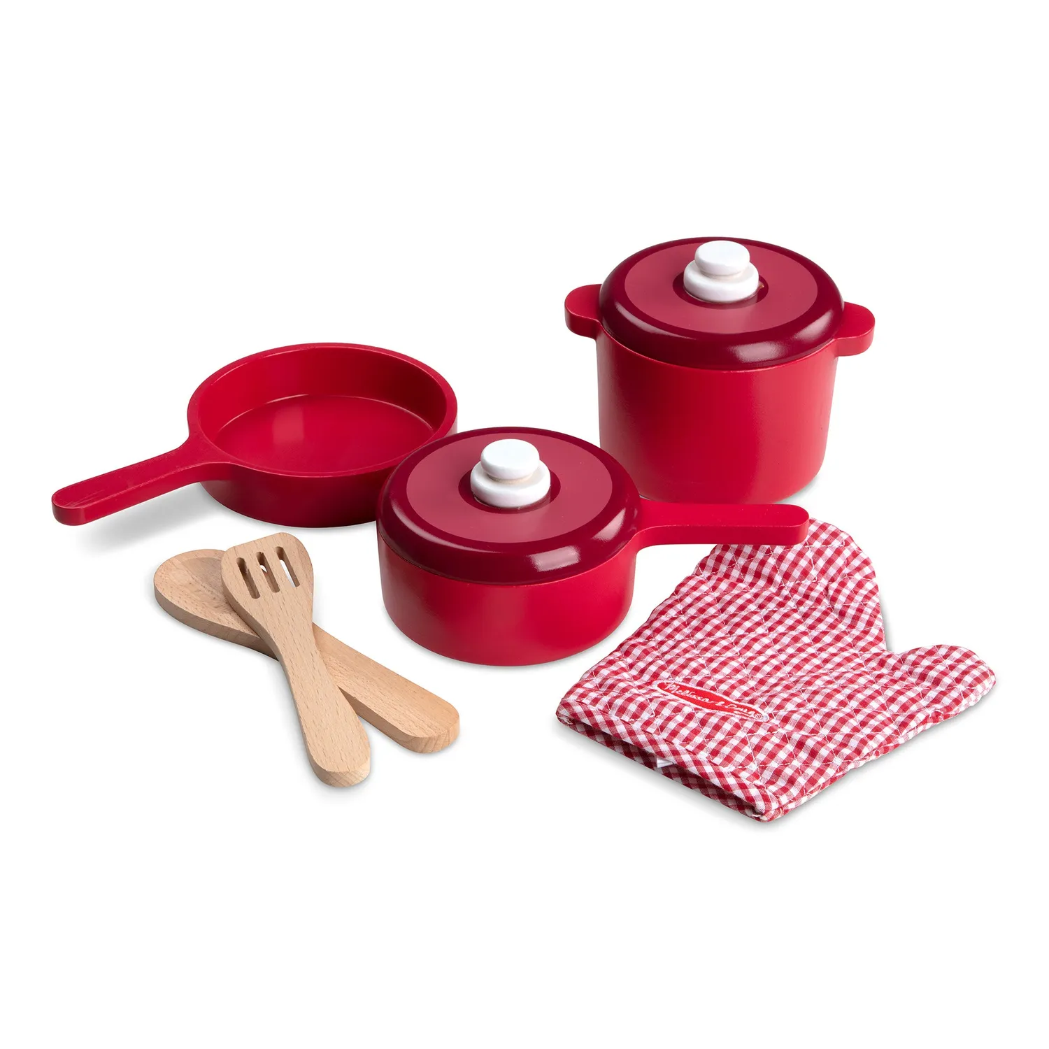 Melissa & Doug Küchen Zubehör Spielset Holz 8-teilig