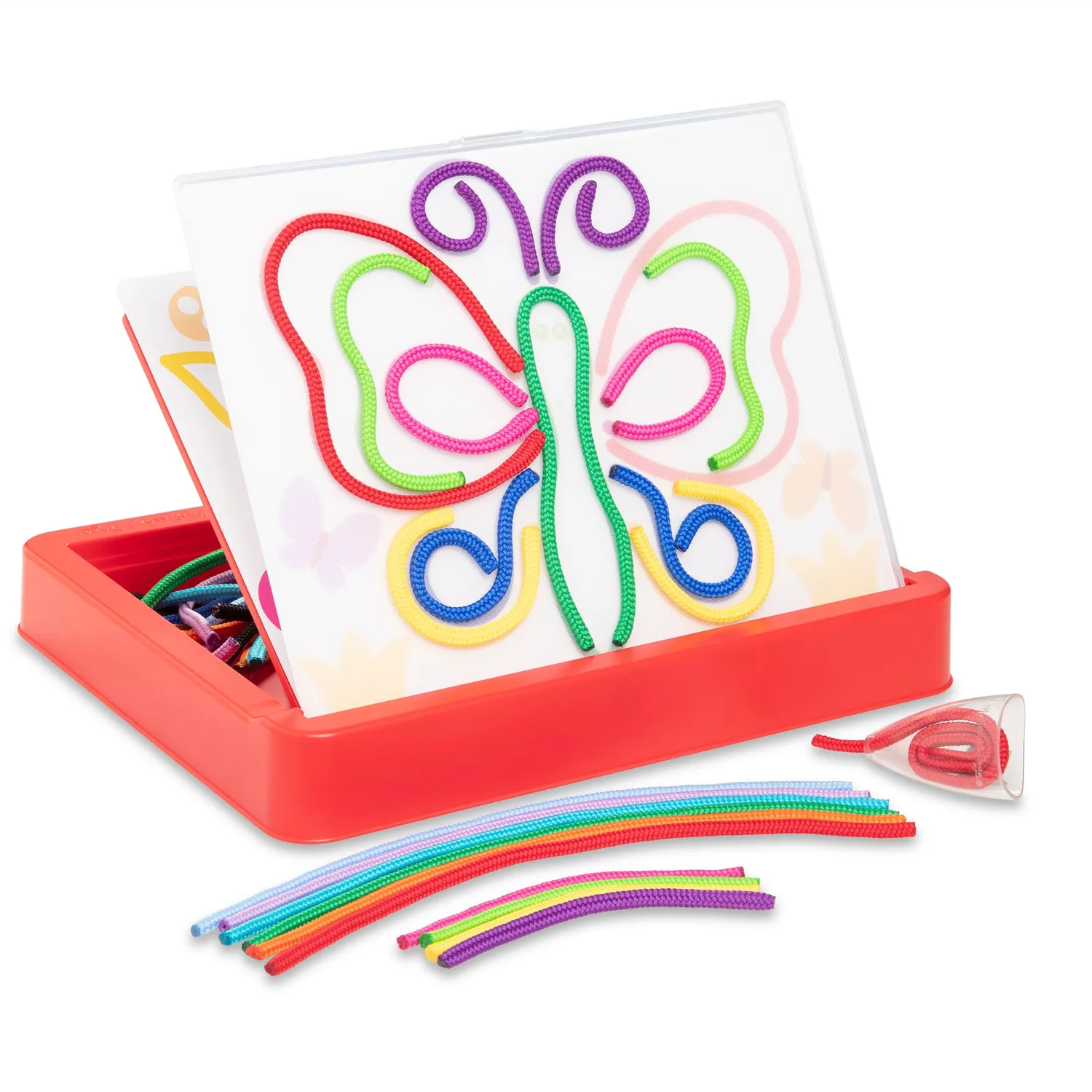 Melissa & Doug Rainbow Cord Picture Pattern Maker Bastelset Kordel
