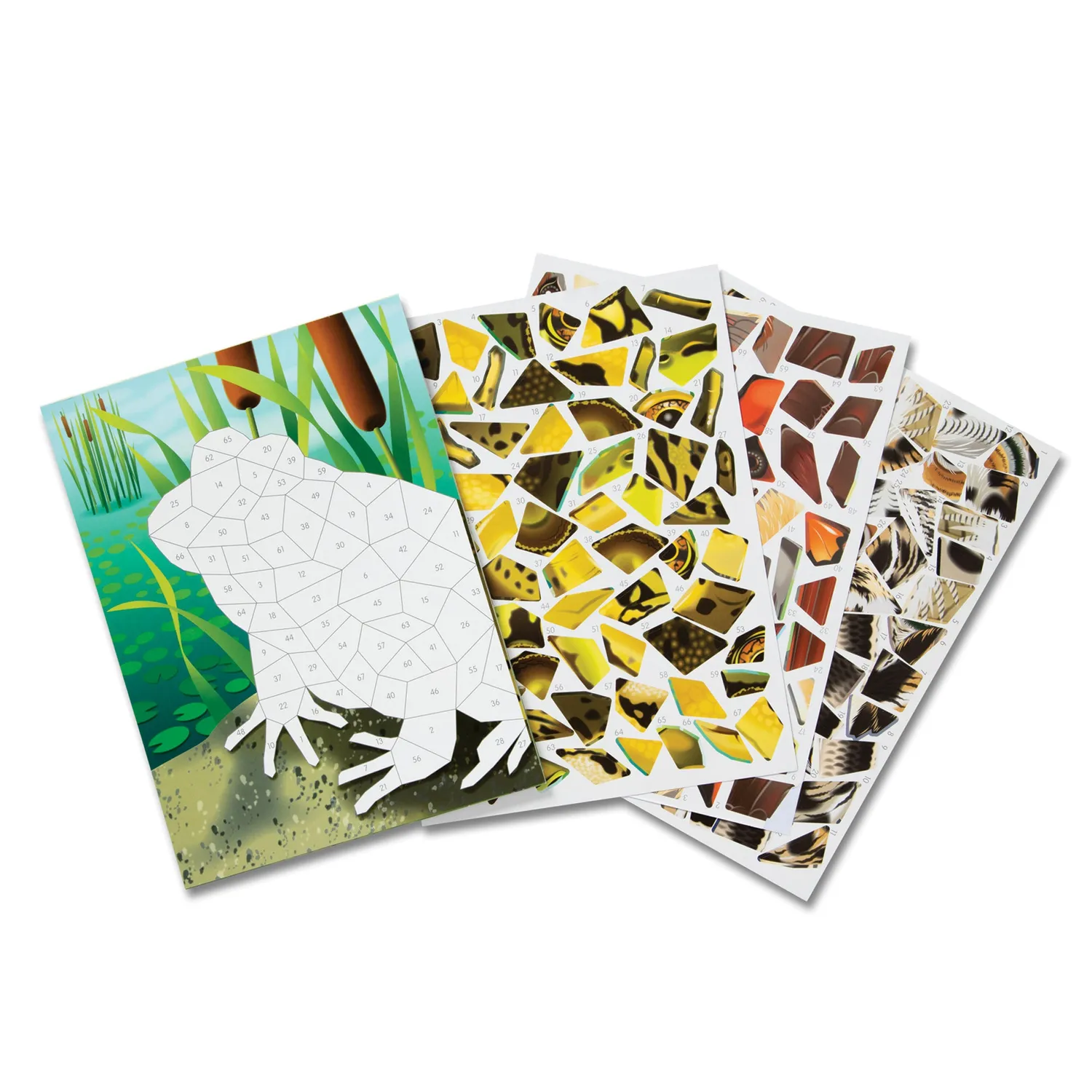 Melissa & Doug Mosaic Sticker Pad Nature Mosaik-Stickerbuch 850 Sticker