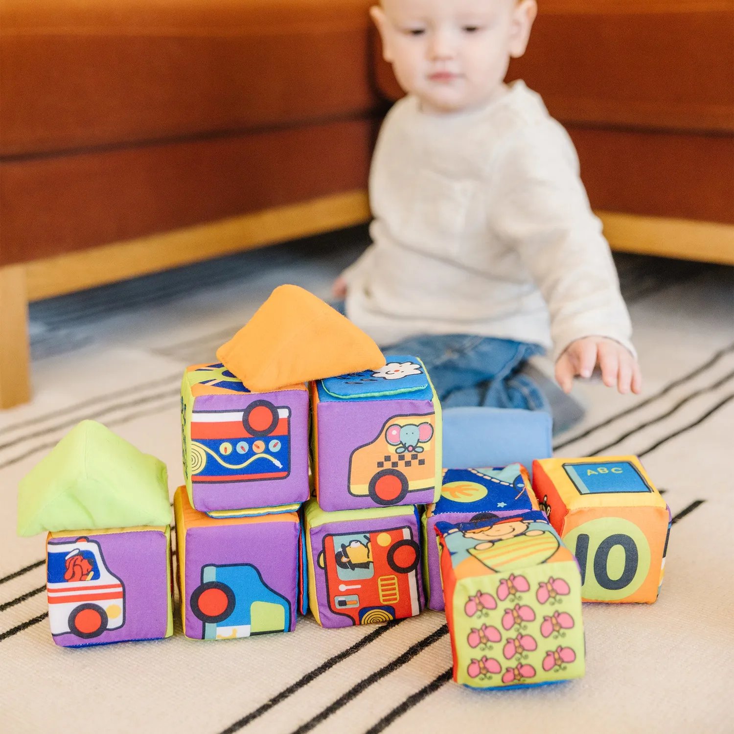 Melissa & Doug K's Kids Match Build Softbausteine 14er weich