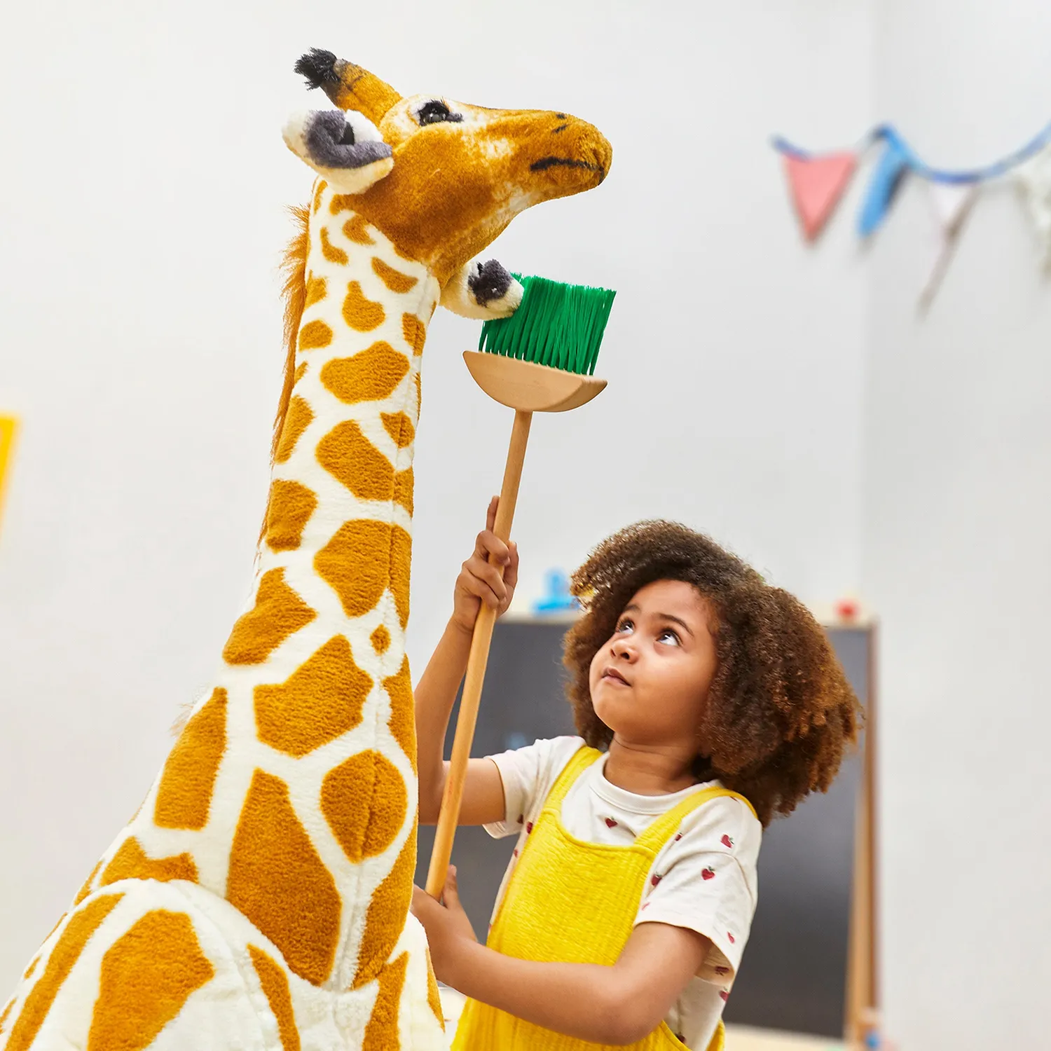 Melissa & Doug Giraffe Plüschtier XXL 120 cm Kuscheltier