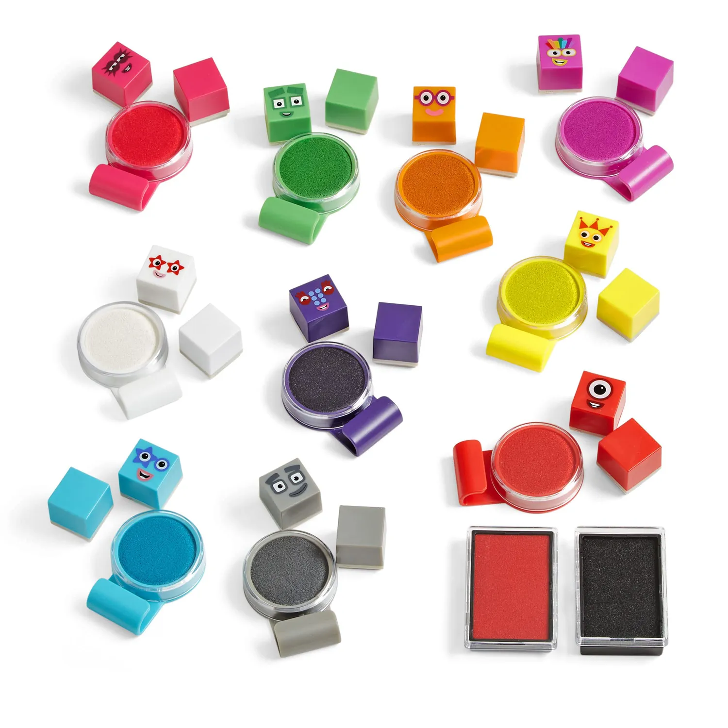 Learning Resources Numberblocks Stampoline Freizeitpark Stempelset