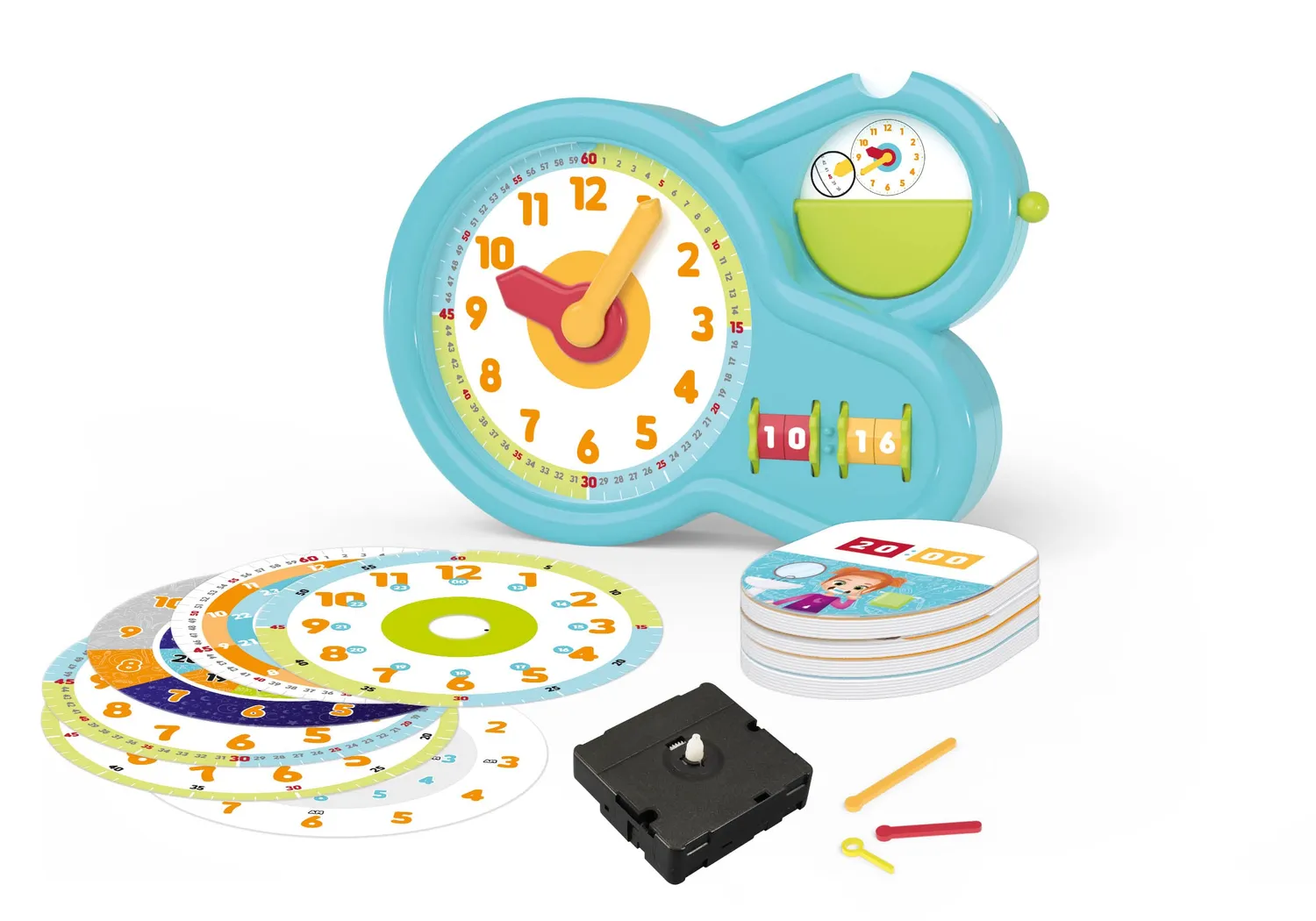 Buki 5605 Meine erste Uhr Lernuhr Wecker ab 4 Jahren