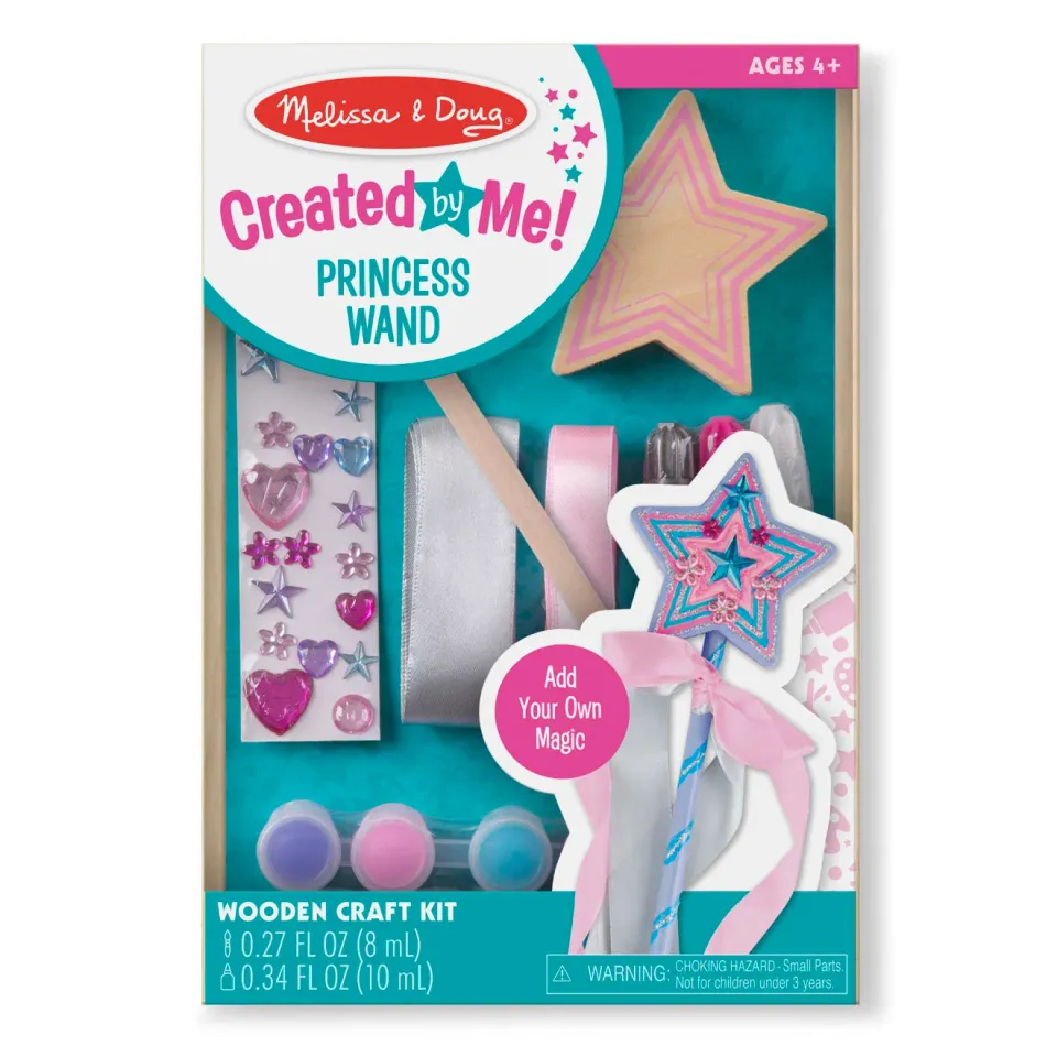Melissa & Doug Decorate-Your-Own Prinzessin Zauberstab Bastelset Holz