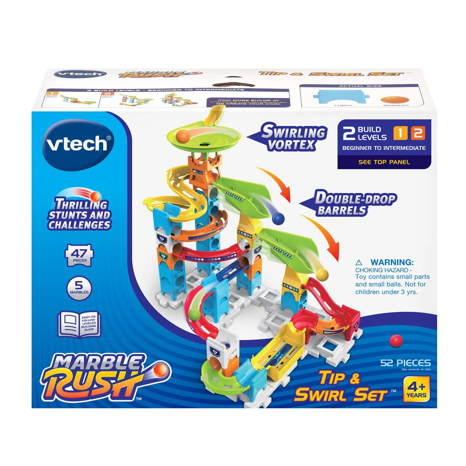 VTech Marble Rush Tip and Swirl Murmelbahn 52 Teile
