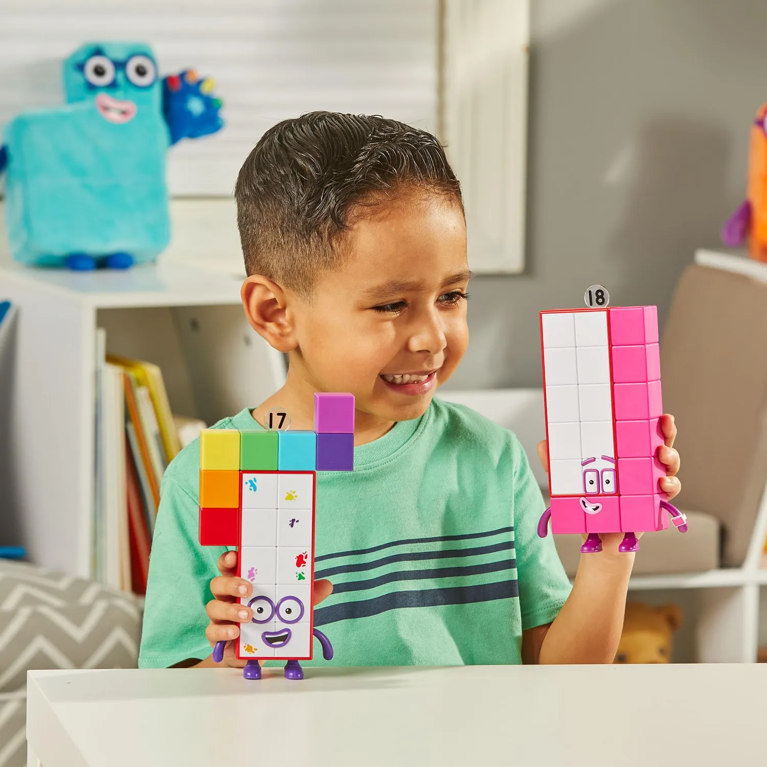 Learning Resources Numberblocks Siebzehn & Achtzehn Figuren 2er-Set Mathe