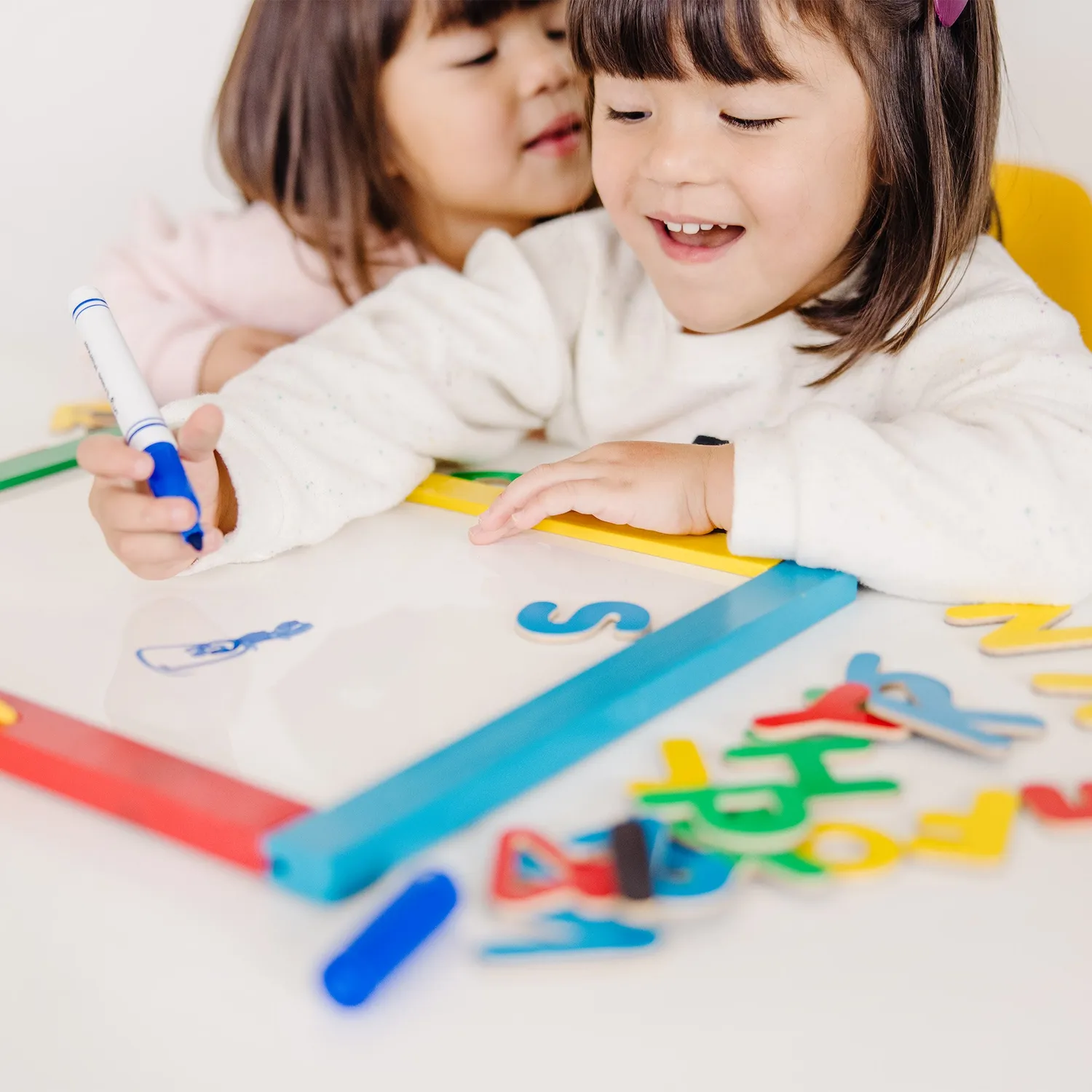 Melissa & Doug Magnet Kreidetafel Whiteboard Buchstaben 40x30cm