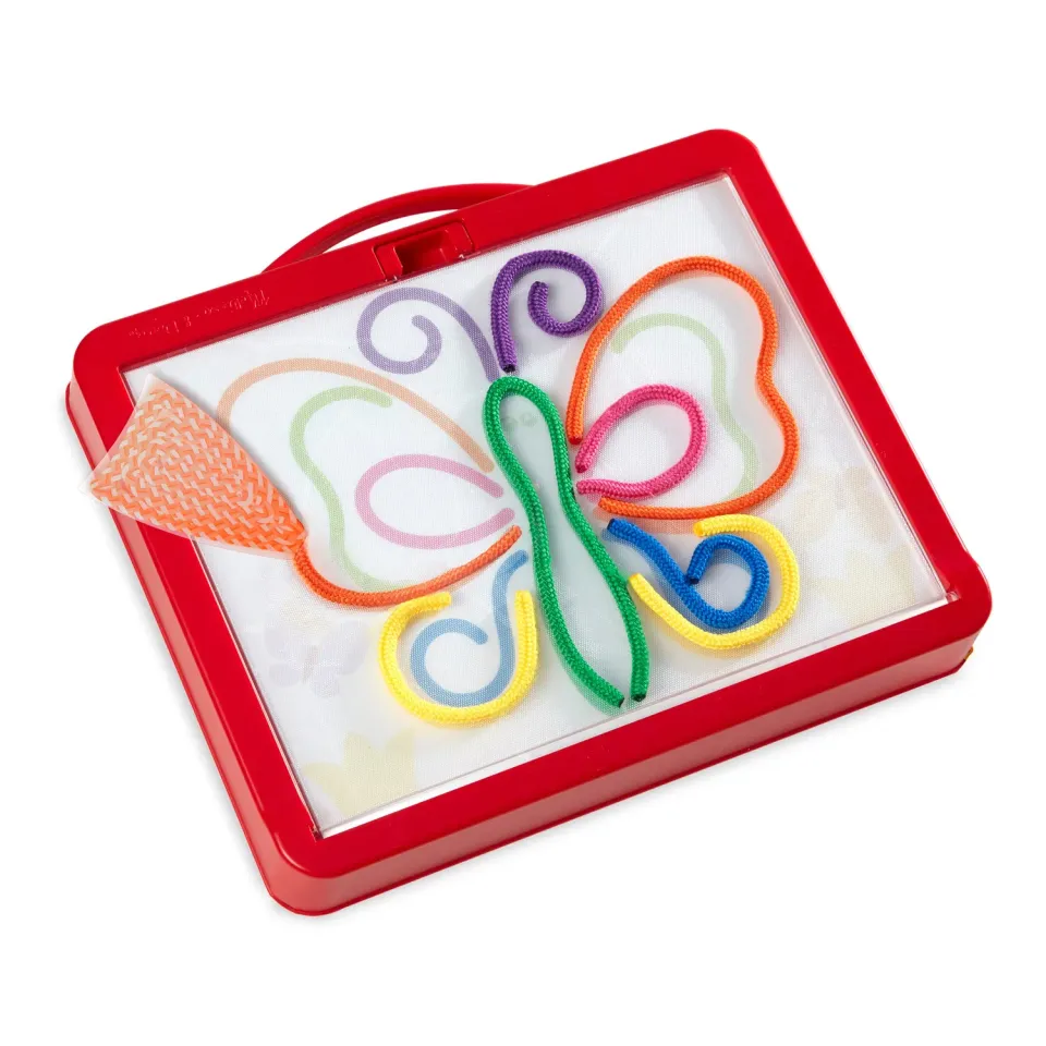 Melissa & Doug Rainbow Cord Picture Pattern Maker Bastelset Kordel