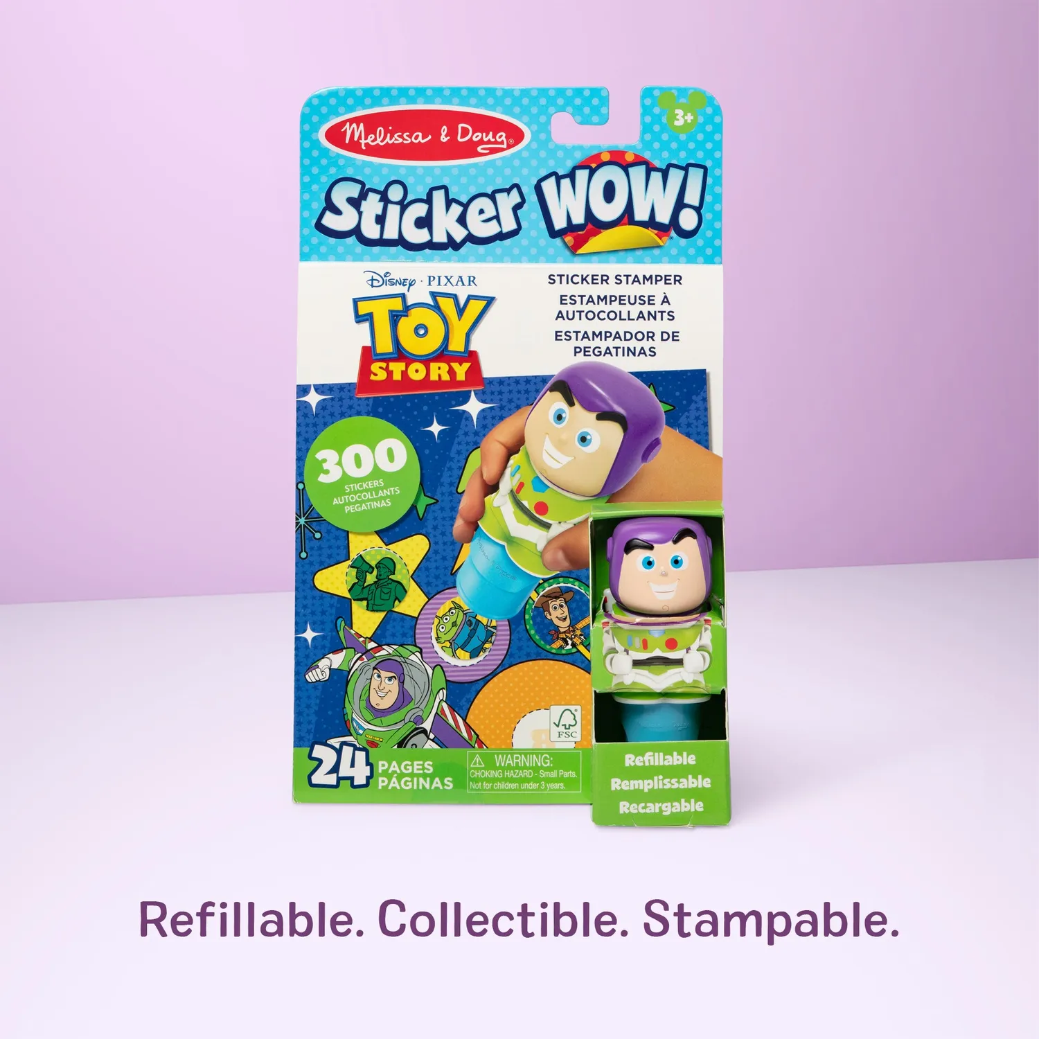 Melissa & Doug Sticker WOW! Buzz Lightyear Stickerbuch