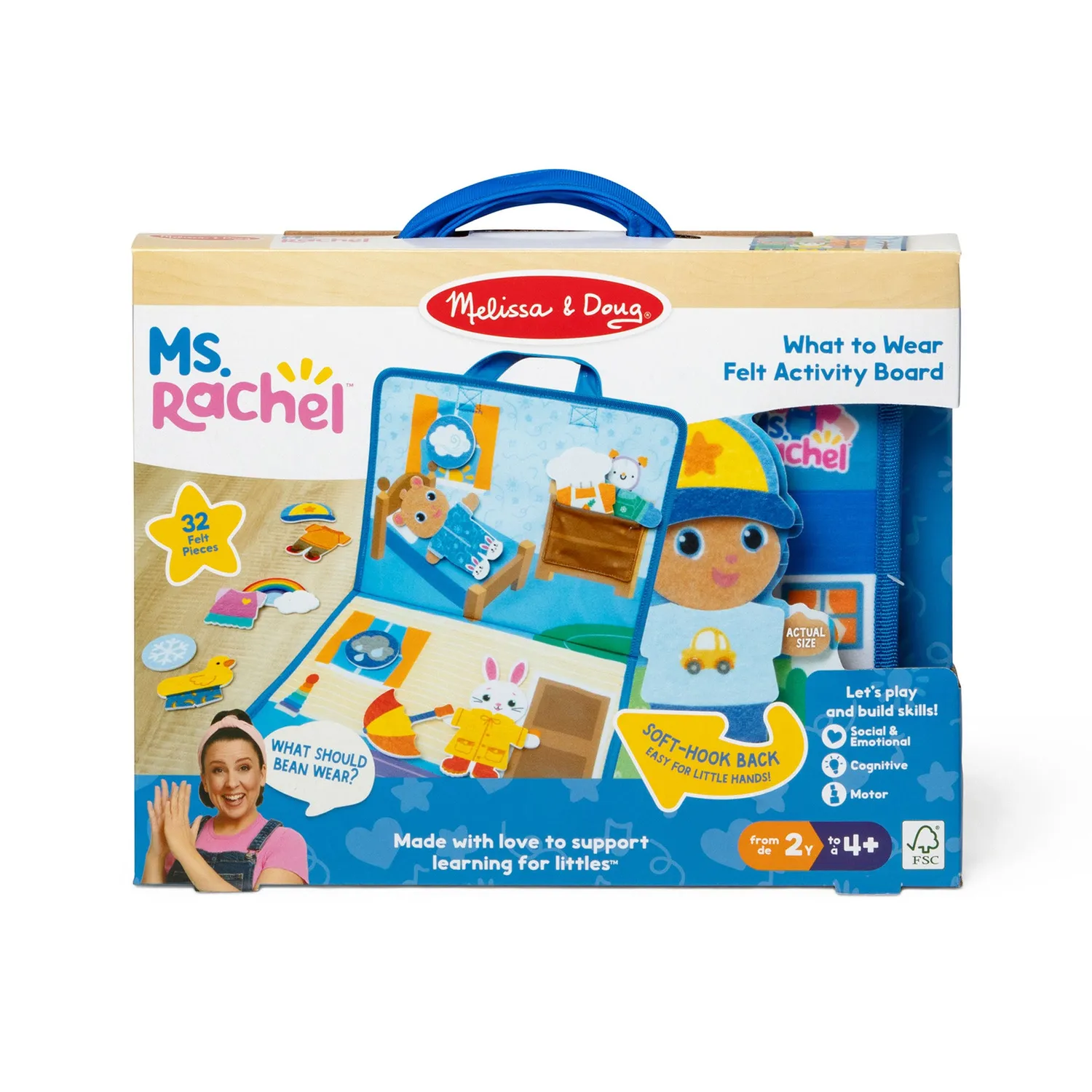 Melissa & Doug Ms. Rachel Anzieh Filztafel