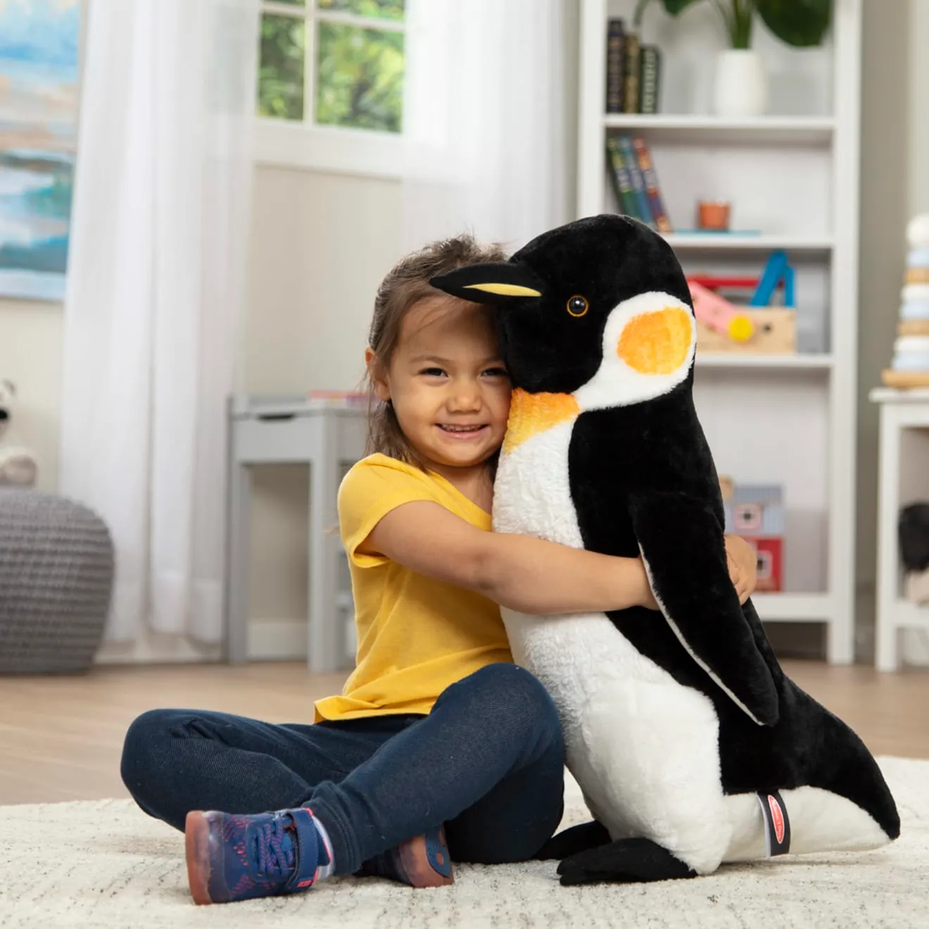 Melissa & Doug Pinguin Kuscheltier Plüschtier groß für Kinder