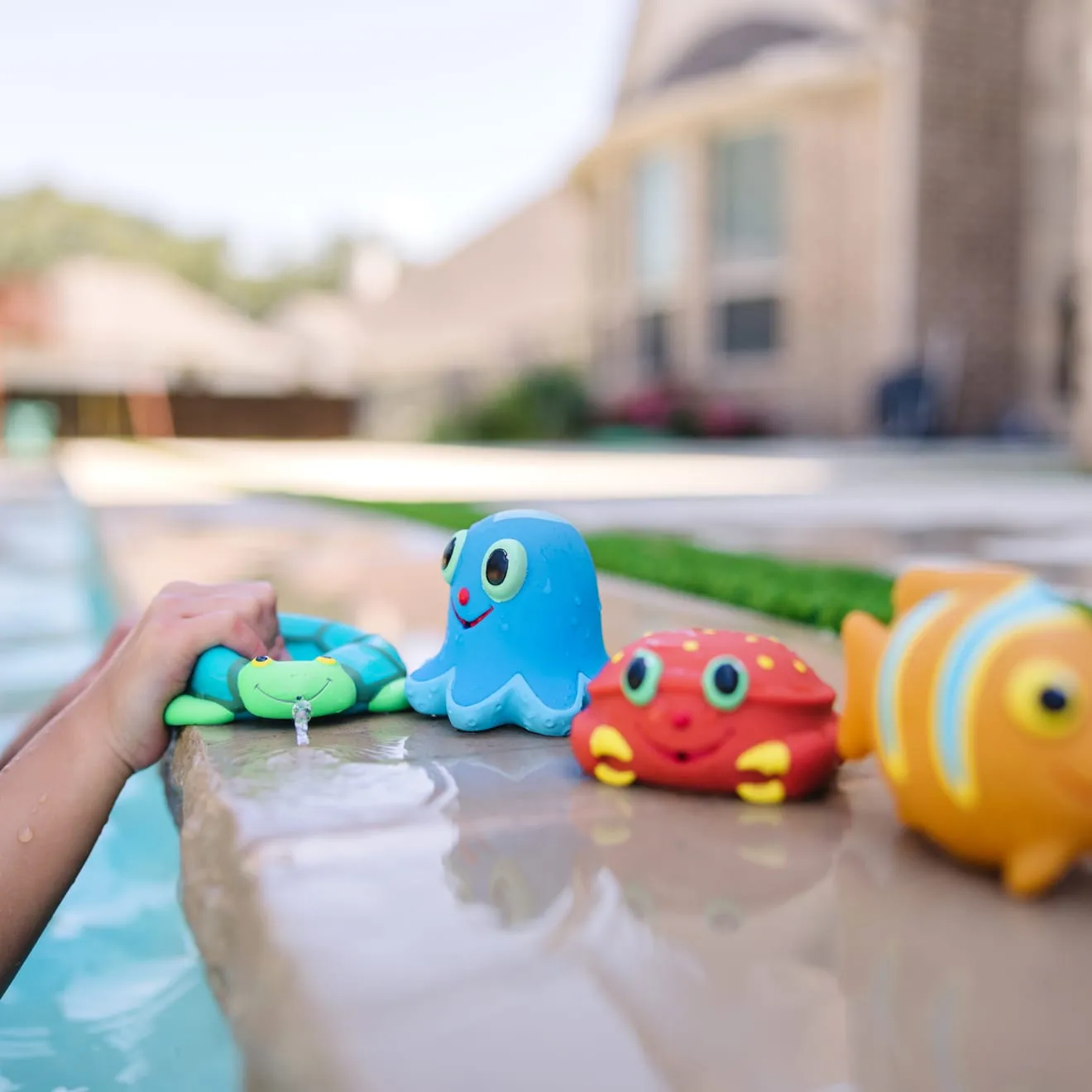 Melissa & Doug Seaside Squirters Wasserspielzeug 4er Bade