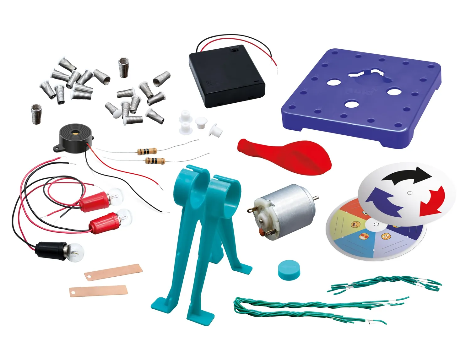 Buki 2172 Elektrizitätslabor Experimentierkasten 25 Versuche