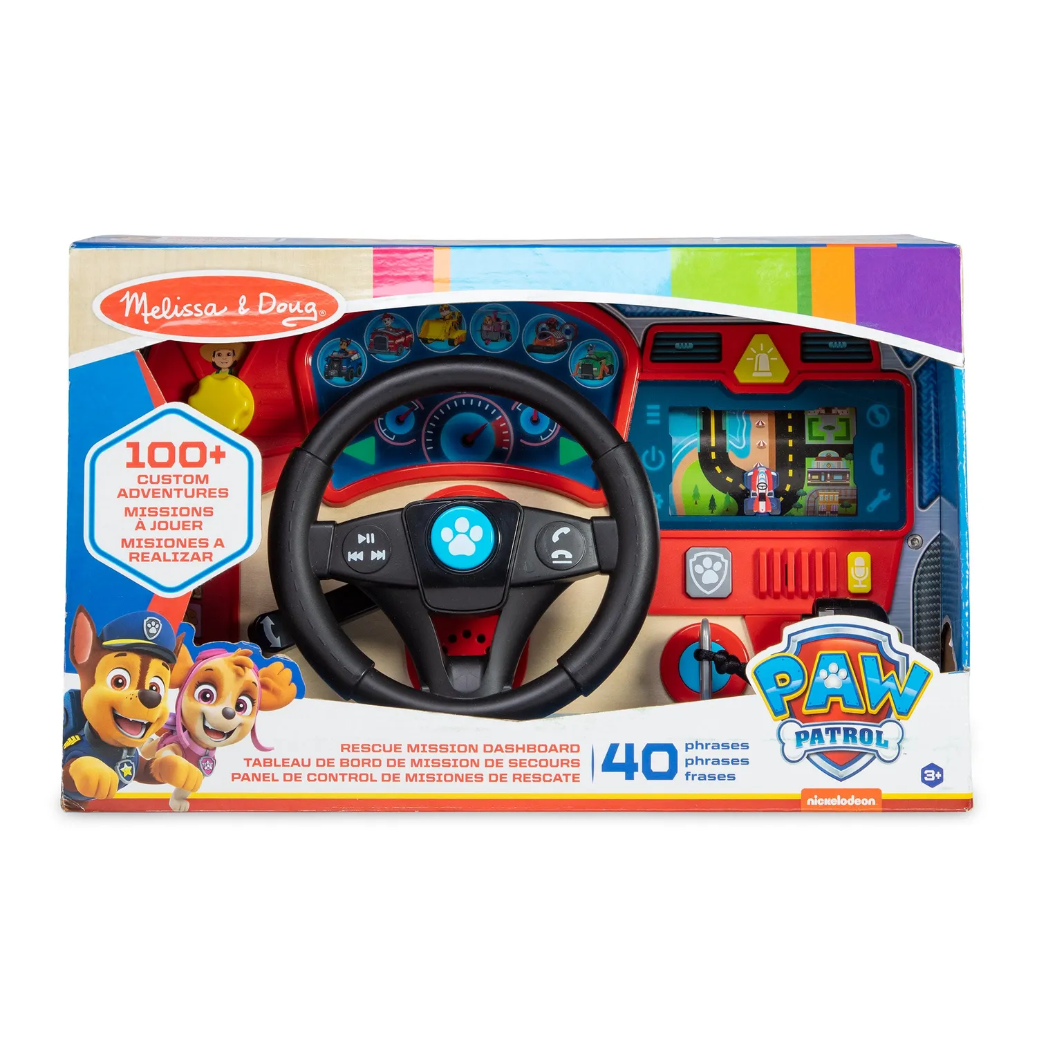 Melissa and Doug PAW Patrol Dashboard Holz Lenkrad