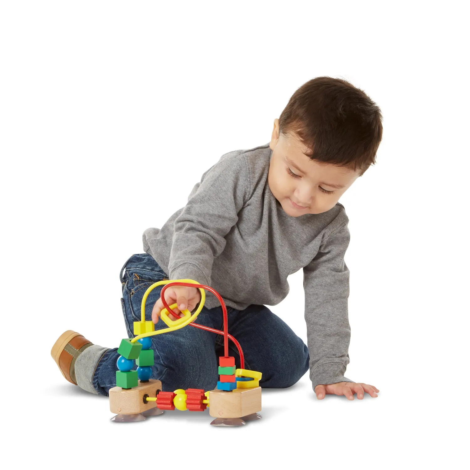 Melissa & Doug First Bead Maze Motorikschleife Baby Holz