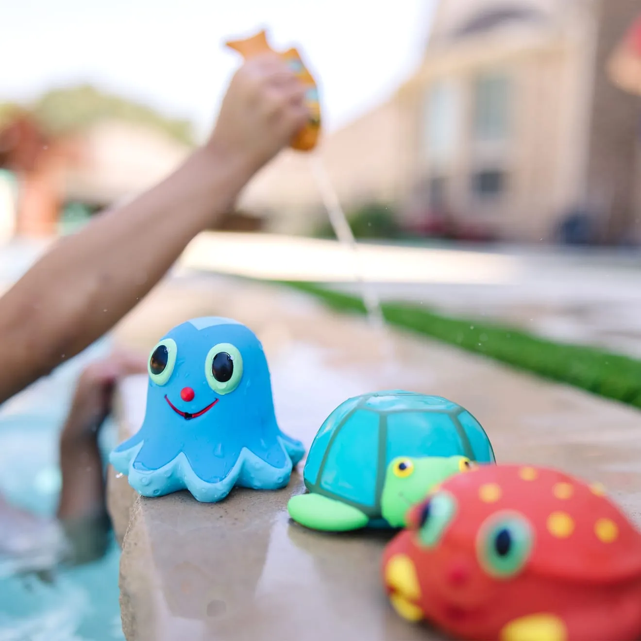 Melissa & Doug Seaside Squirters Wasserspielzeug 4er Bade