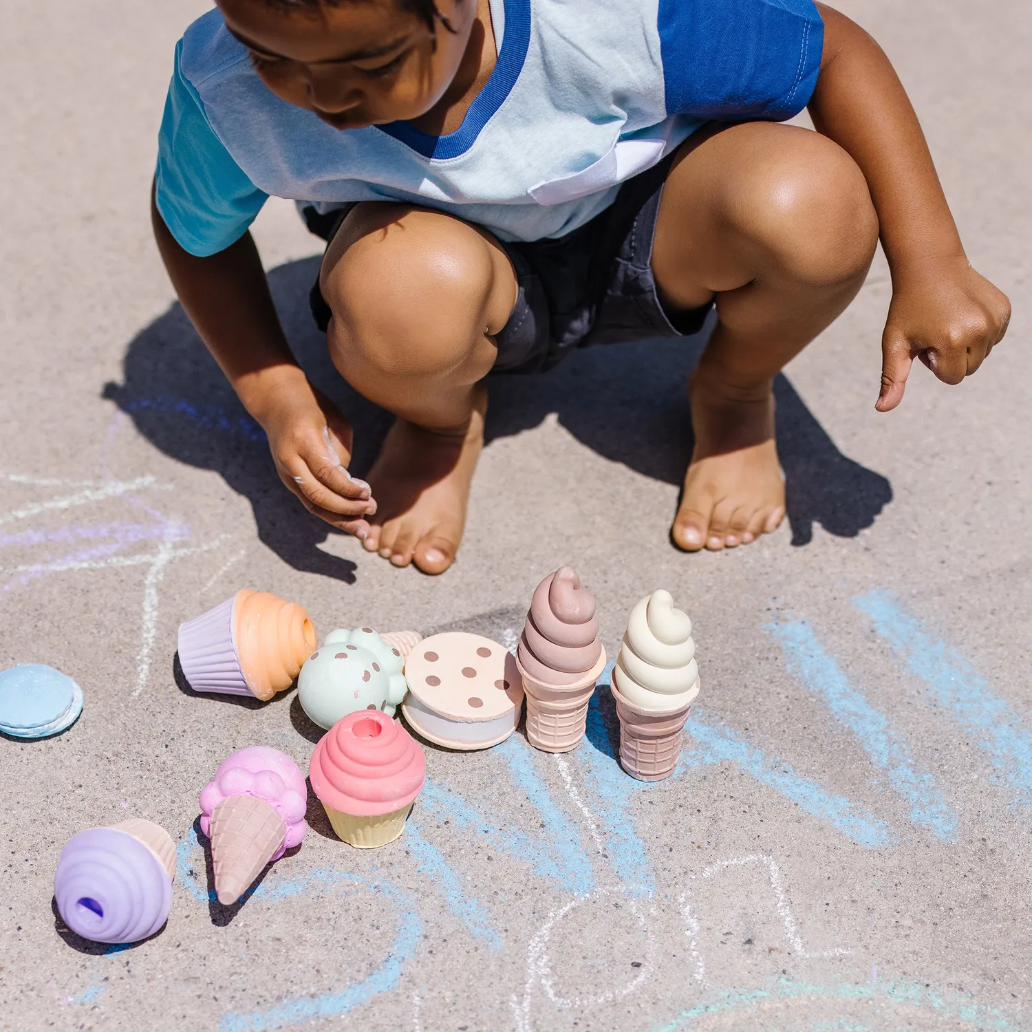 Melissa & Doug Sweet Treats Kreide-Set Eis 12-teilig