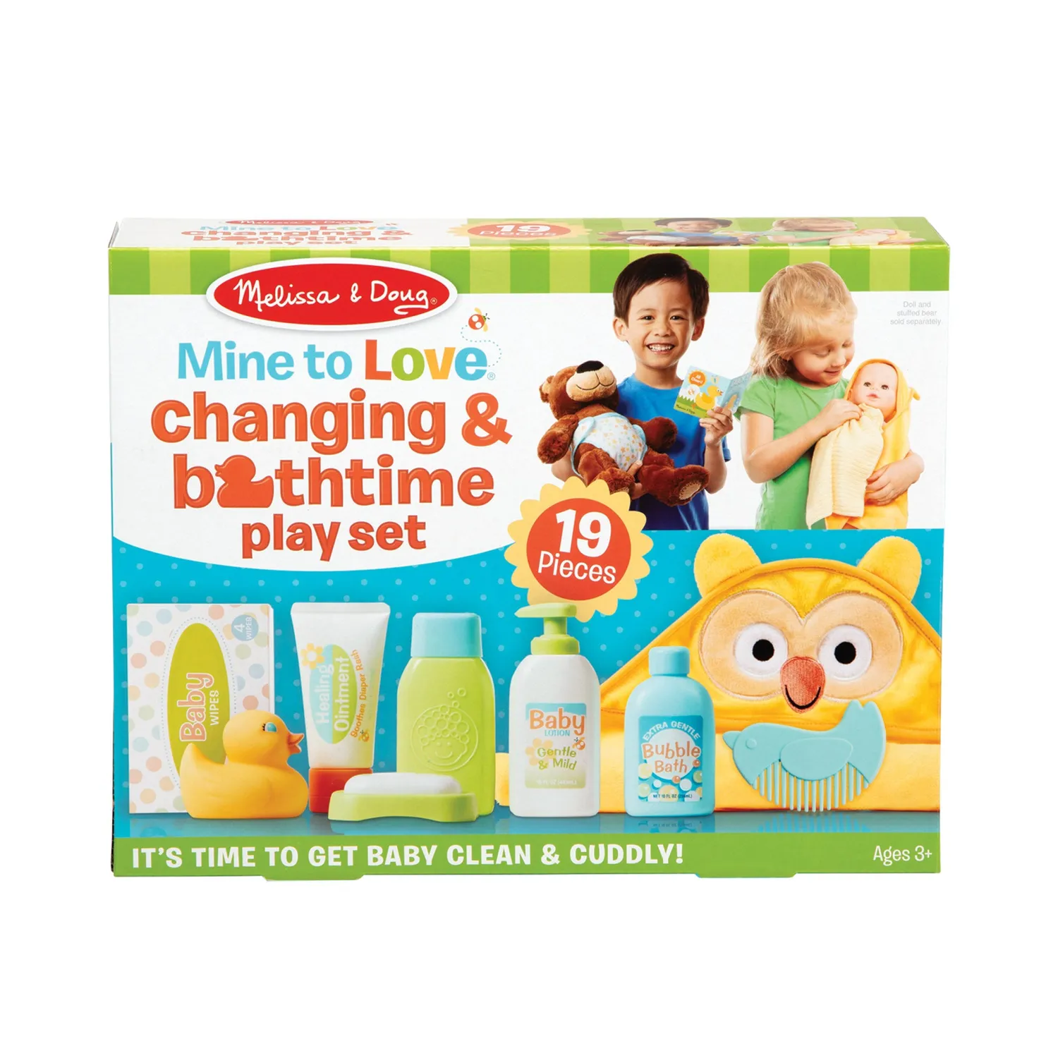 Melissa & Doug Mine to Love Wickel- und Badeset 19-teilig
