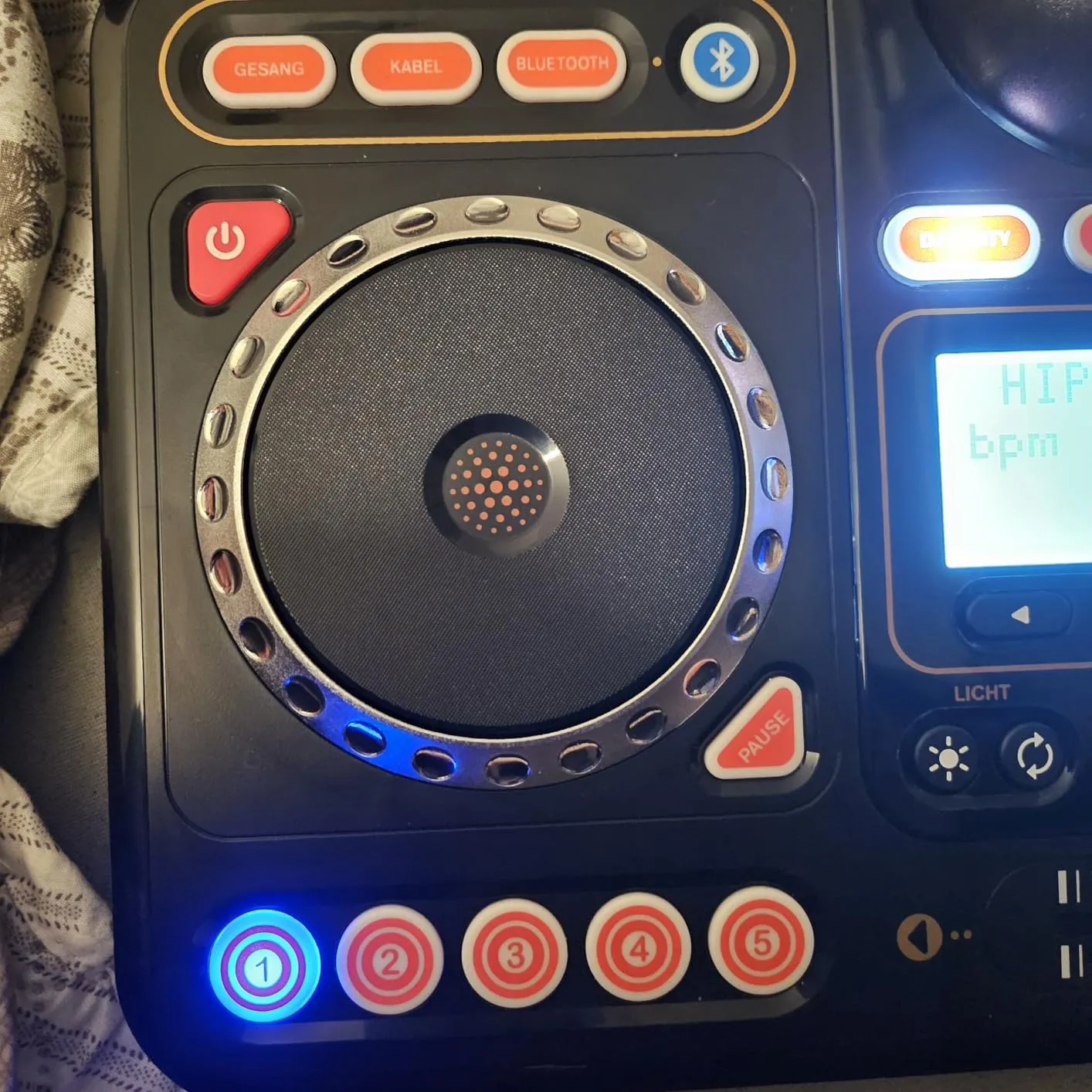 VTech Kidi DJ Mix Mischpult schwarz mit Bluetooth 6-12 Jahre